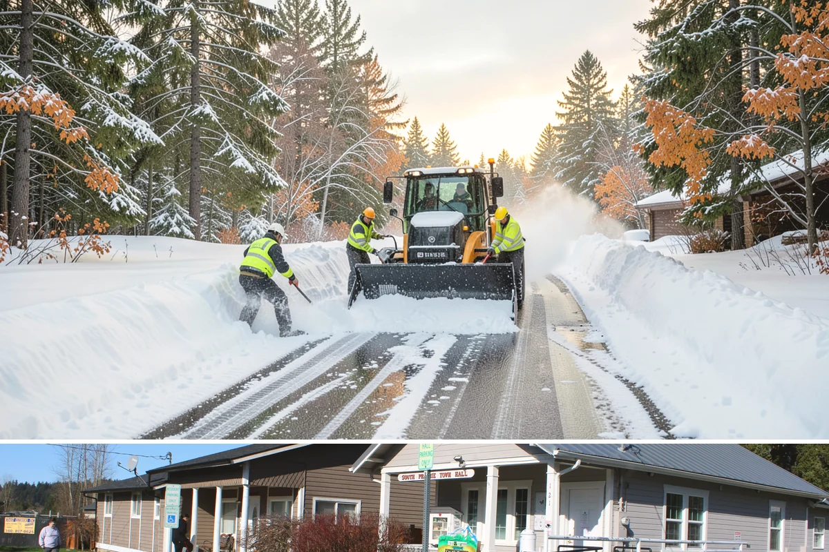 Walkway Snow Removal in South Prairie, Pierce County, WA - Arrange coverage in autumn so your garden paths are on our list before the first foothill freeze reaches the lowlands.