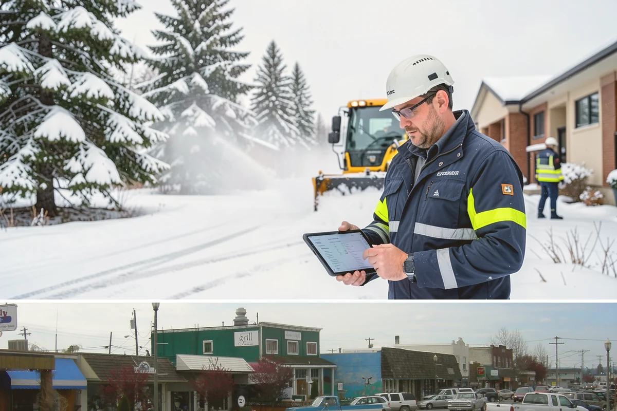Walkway Snow Removal in Stanwood, Snohomish County, WA - Arrange coverage in autumn so your garden paths are on our list before the first foothill freeze reaches the lowlands.