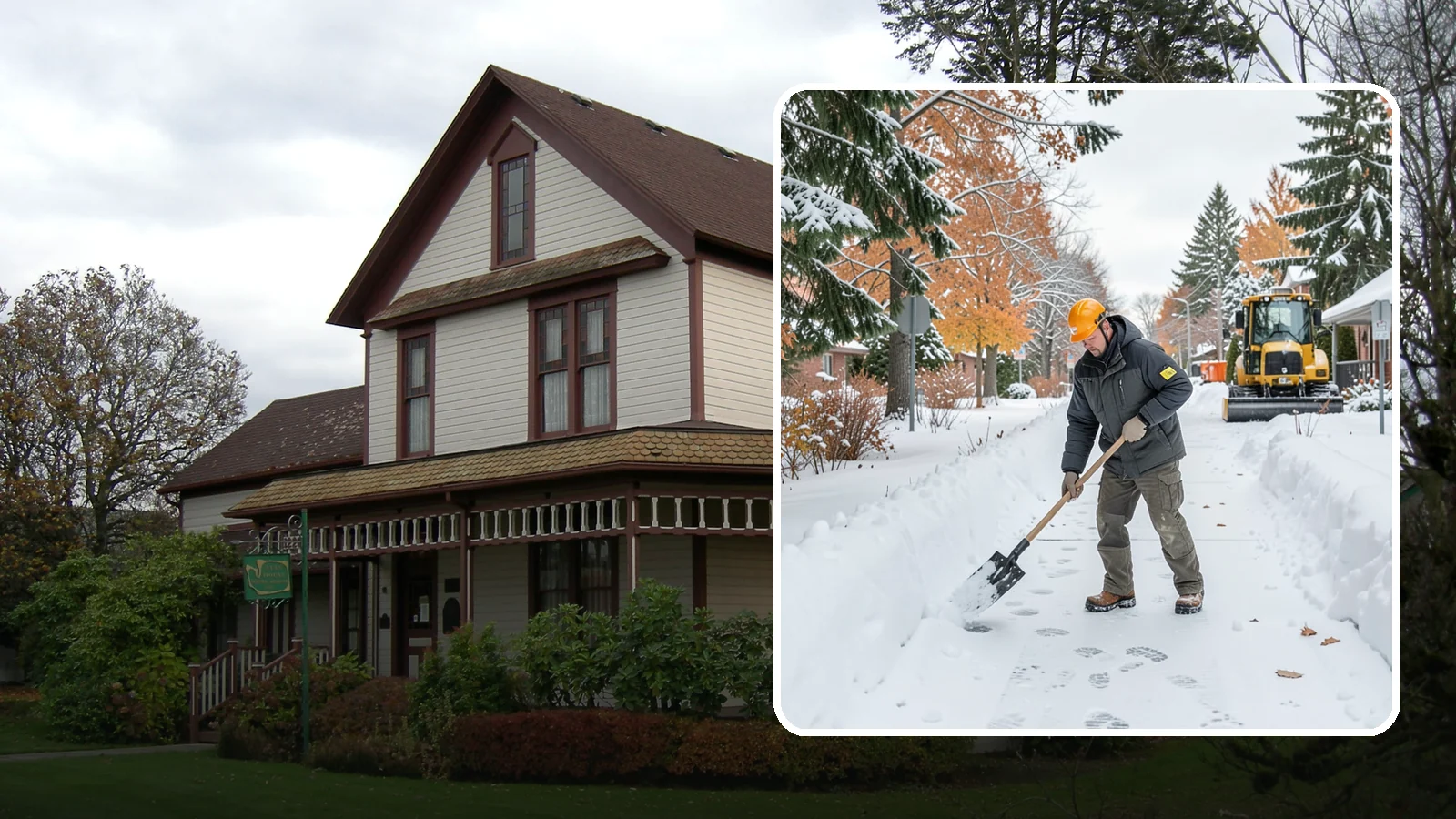 Walkway Snow Removal in Sumner, Pierce County, WA - We clear the private paths that connect your gate, garden, and doors so every route through your yard stays usable.