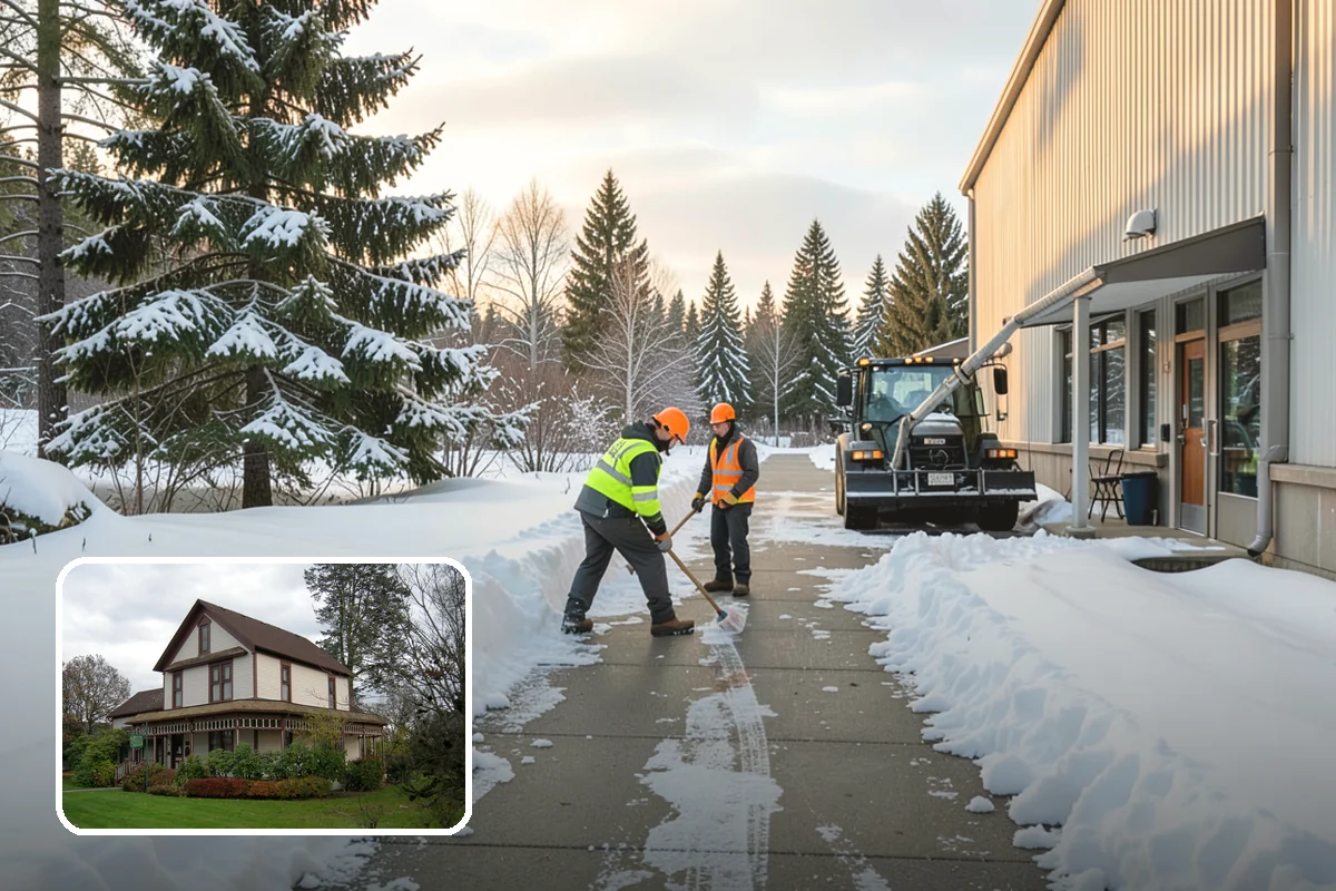 Walkway Snow Removal in Sumner, Pierce County, WA - Preserves delicate paver and stamped surfaces from equipment damage