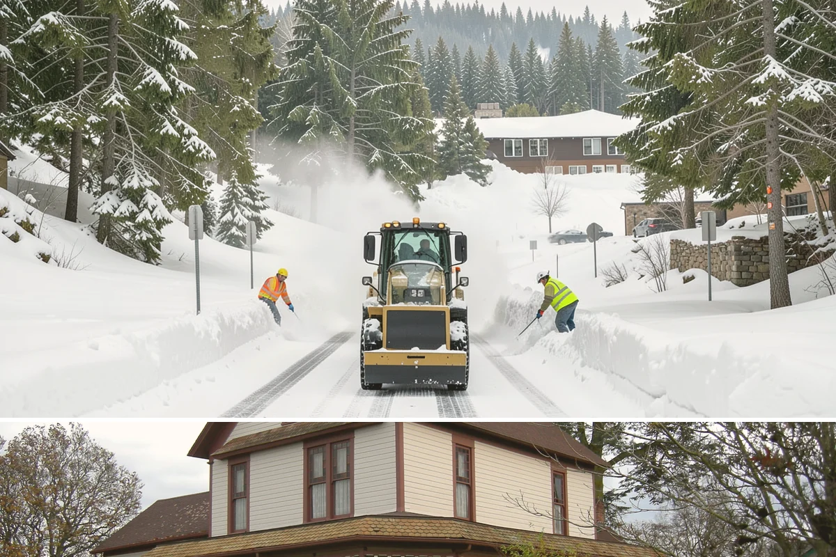 Walkway Snow Removal in Sumner, Pierce County, WA - Arrange coverage in autumn so your garden paths are on our list before the first foothill freeze reaches the lowlands.