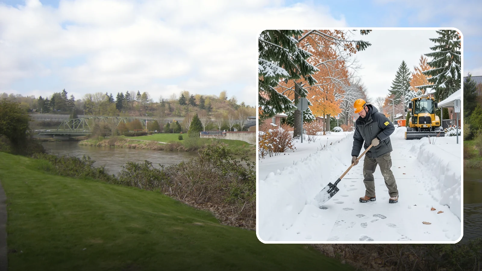 Walkway Snow Removal in Tukwila, King County, WA - We clear the private paths that connect your gate, garden, and doors so every route through your yard stays usable.