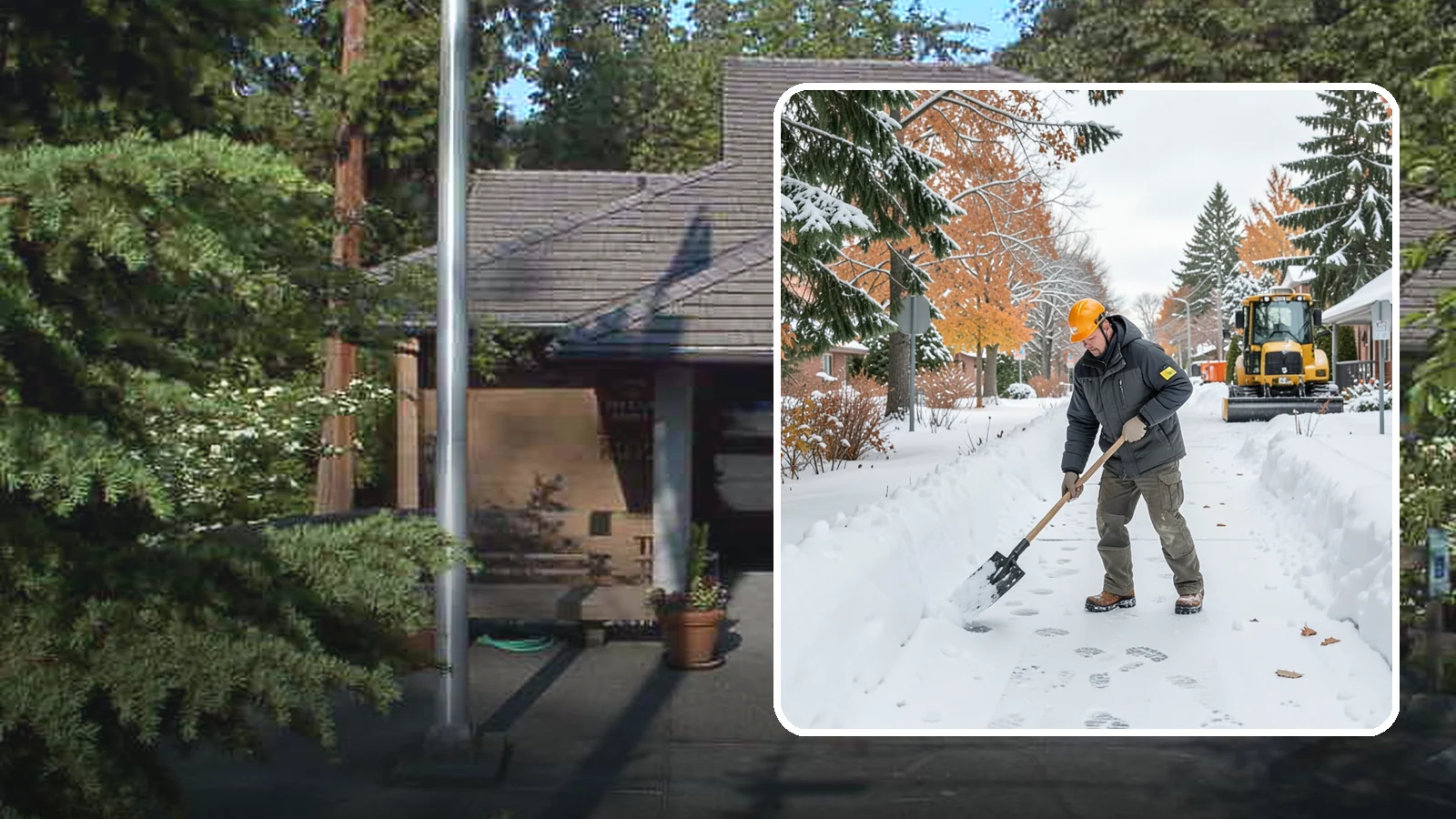 Walkway Snow Removal in Yarrow Point, King County, WA - We clear the private paths that connect your gate, garden, and doors so every route through your yard stays usable.