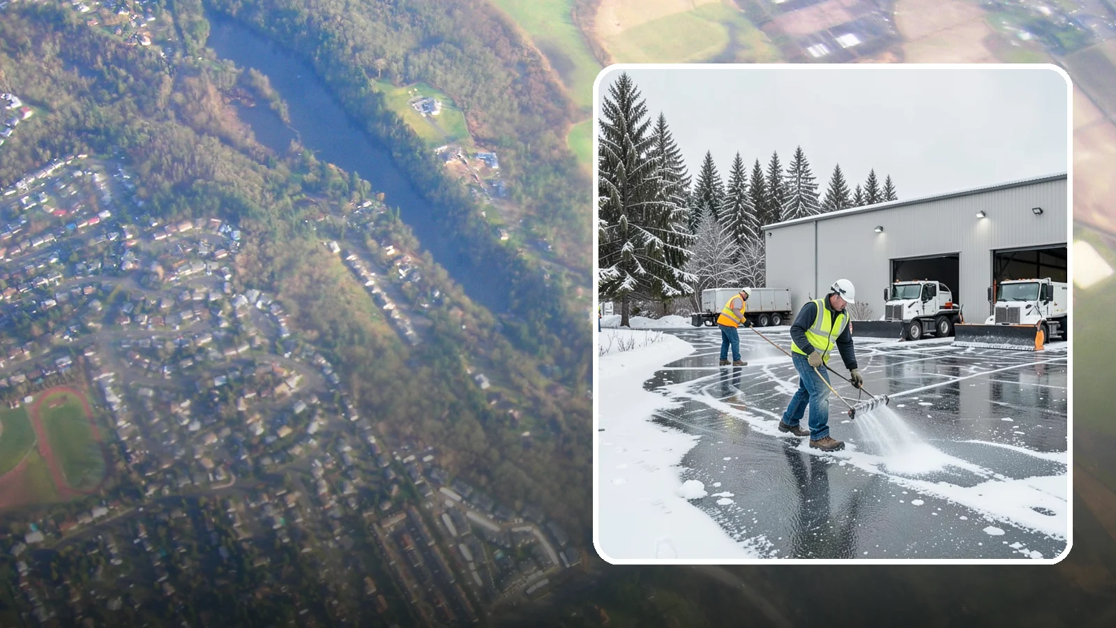 Warehouse Deicing in Algona, King County, WA - Deicing for warehouses and distribution centers, keeping loading docks, trailer courts, and dock stairs clear so freight keeps...