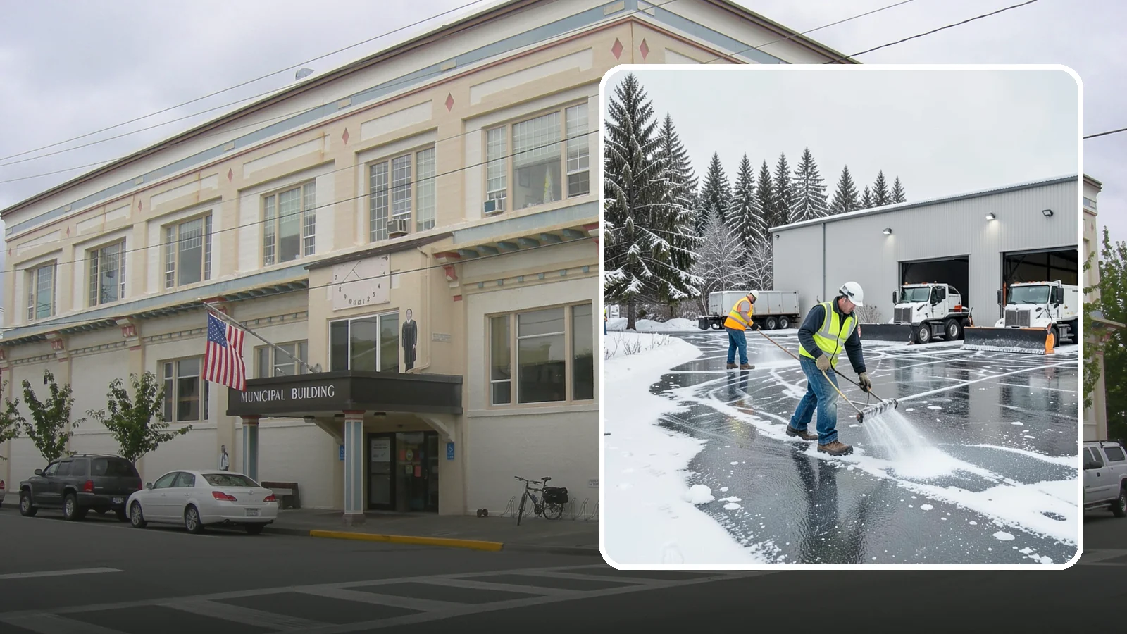Warehouse Deicing in Anacortes, Skagit County, WA - Deicing for warehouses and distribution centers, keeping loading docks, trailer courts, and dock stairs clear so freight keeps...