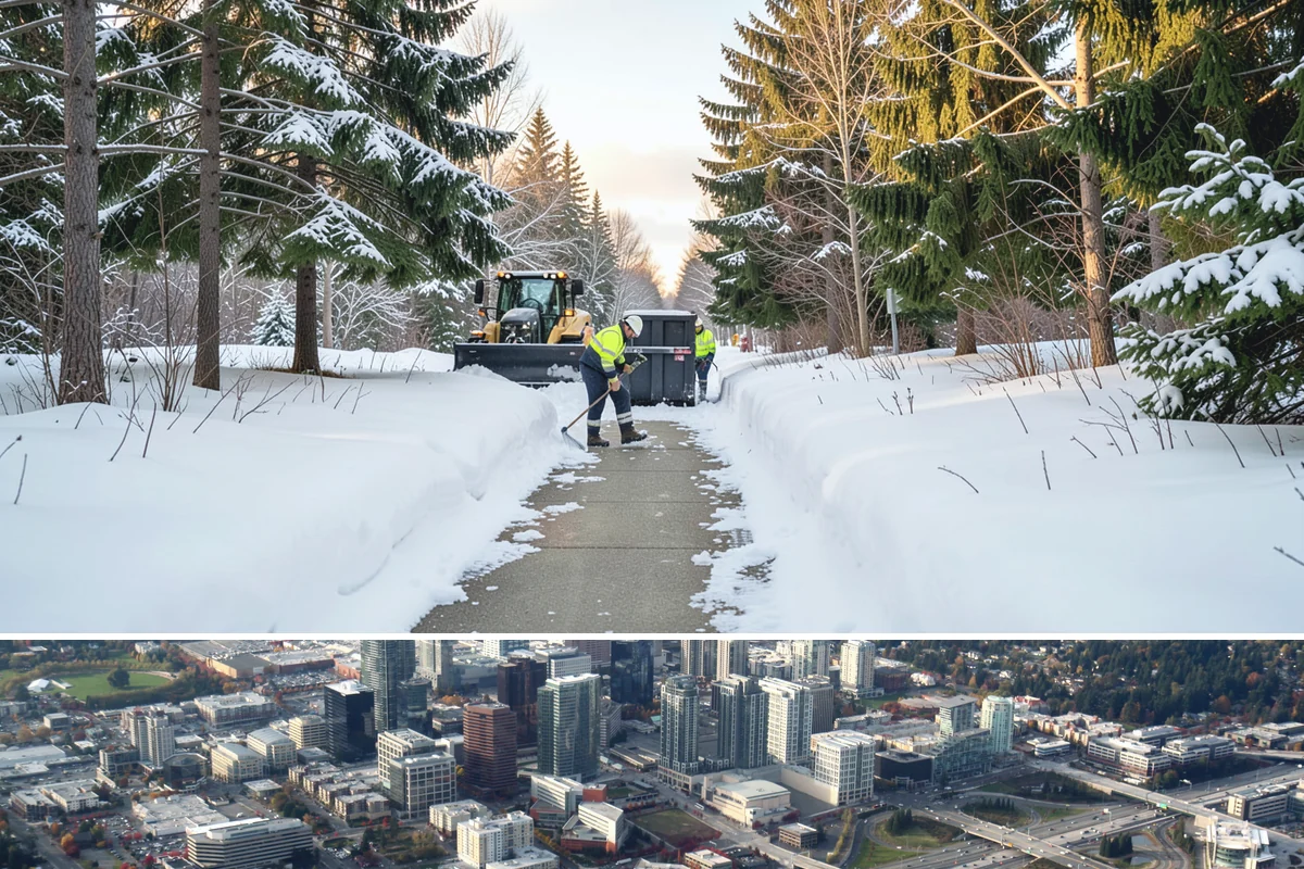 Warehouse Deicing in Bellevue, King County, WA - Service is active through the winter shipping season, ramping up during freezing-rain events that threaten dock access and...