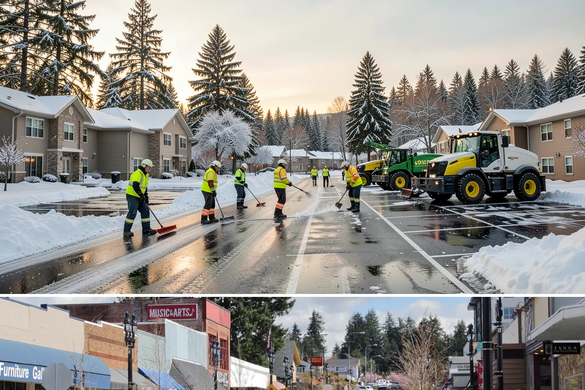 Warehouse Deicing in Bothell, King County, WA - Service is active through the winter shipping season, ramping up during freezing-rain events that threaten dock access and...
