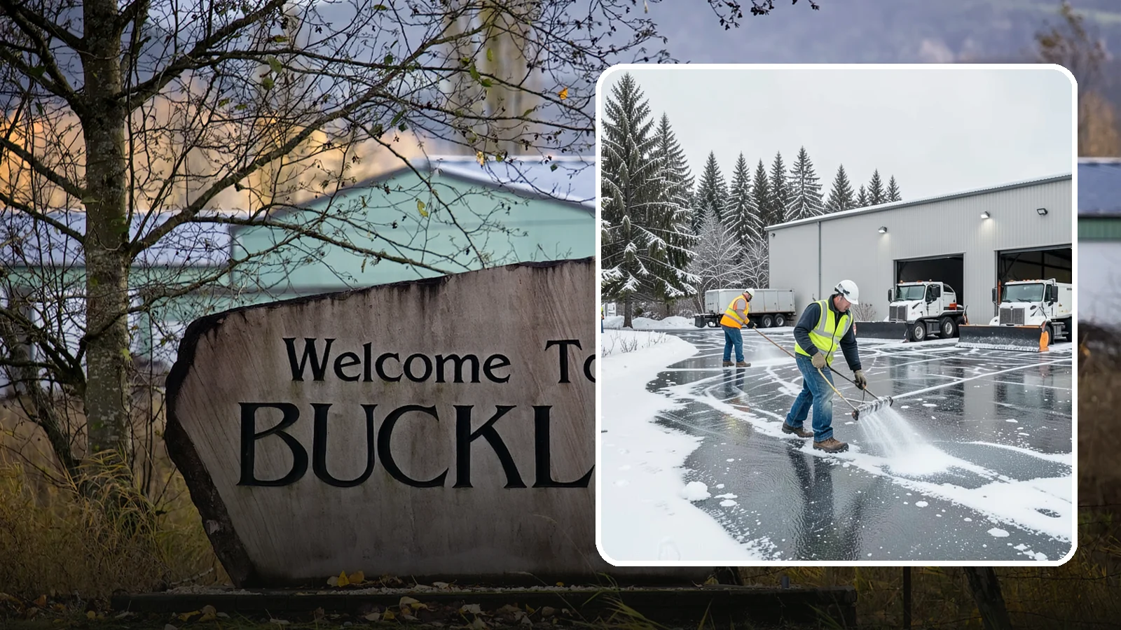 Warehouse Deicing in Buckley, Pierce County, WA - Deicing for warehouses and distribution centers, keeping loading docks, trailer courts, and dock stairs clear so freight keeps...