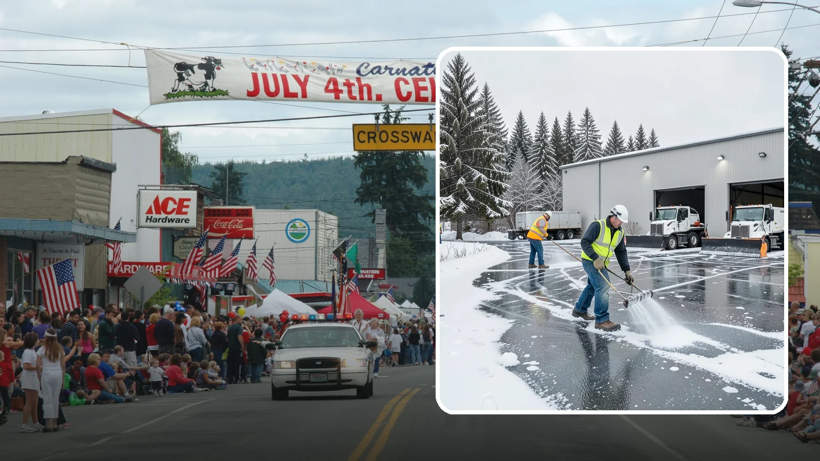 Warehouse Deicing in Carnation, King County, WA - Deicing for warehouses and distribution centers, keeping loading docks, trailer courts, and dock stairs clear so freight keeps...