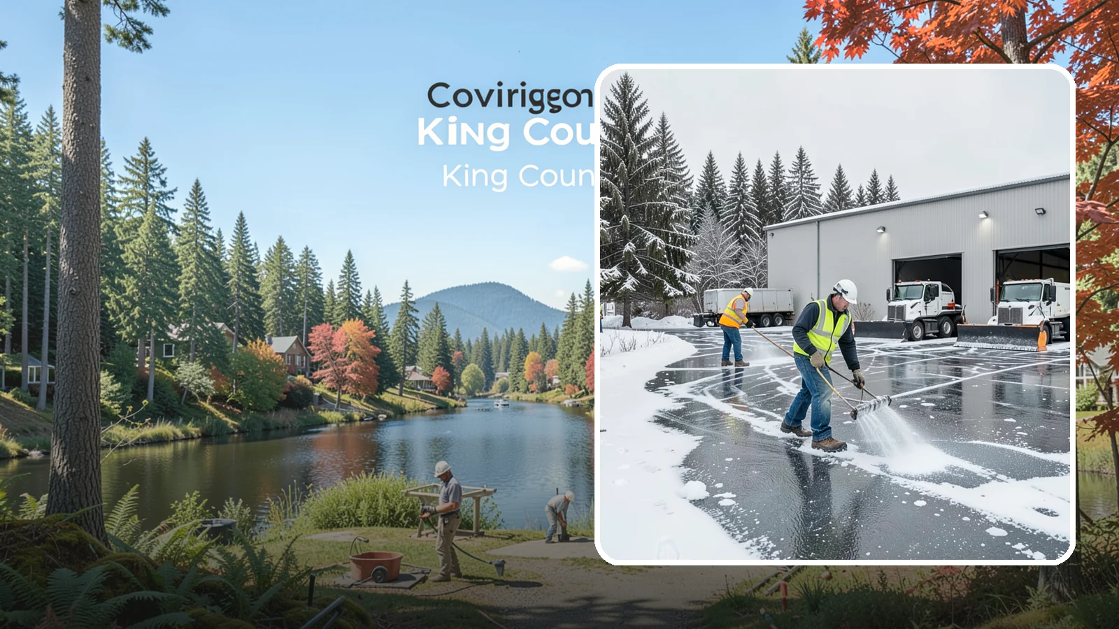 Warehouse Deicing in Covington, King County, WA - Deicing for warehouses and distribution centers, keeping loading docks, trailer courts, and dock stairs clear so freight keeps...