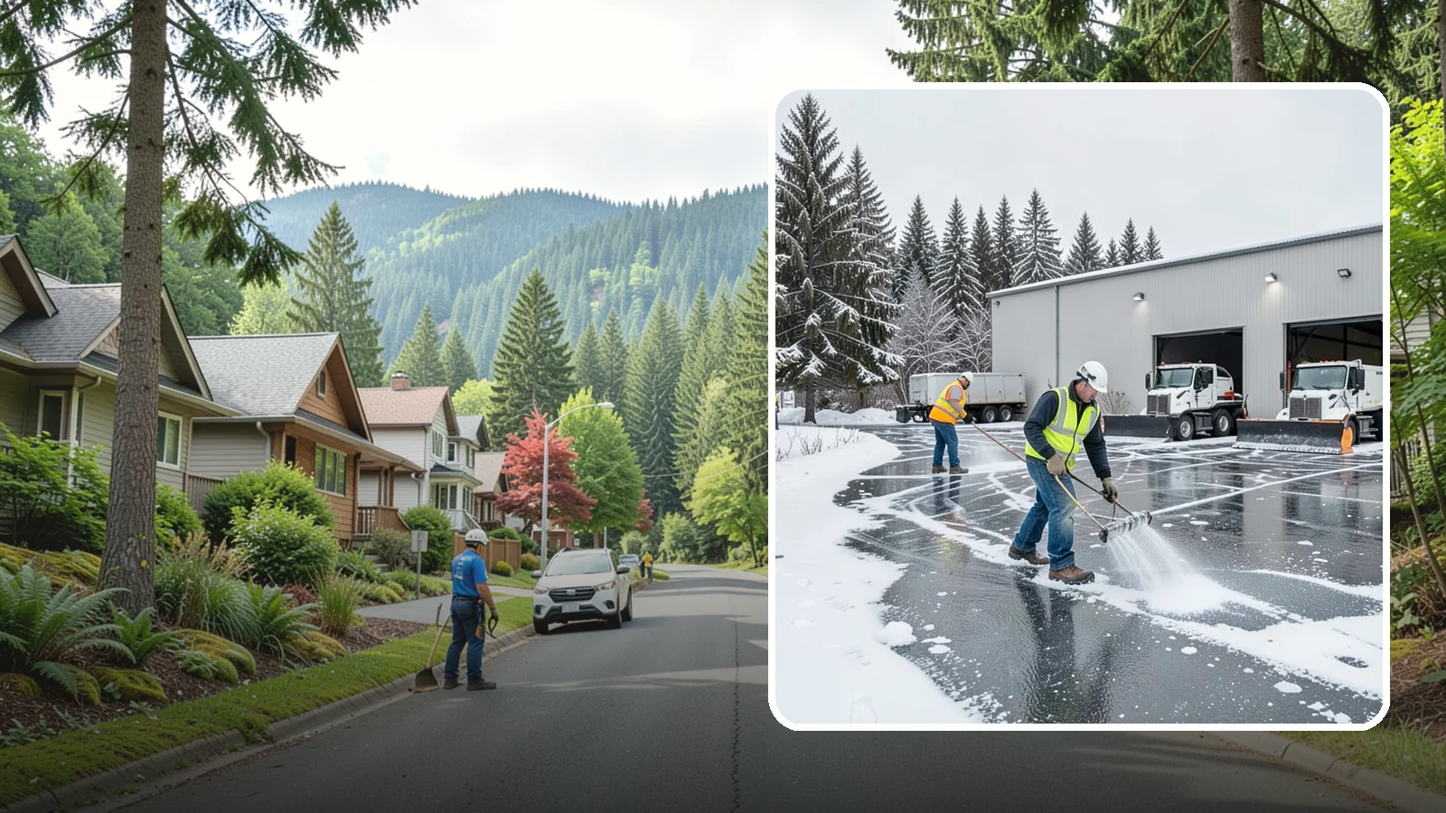 Warehouse Deicing in Darrington, Snohomish County, WA - Deicing for warehouses and distribution centers, keeping loading docks, trailer courts, and dock stairs clear so freight keeps...