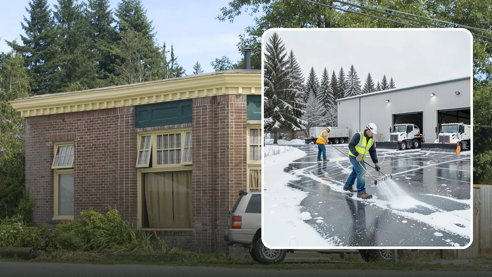 Warehouse Deicing in Hamilton, Skagit County, WA - Deicing for warehouses and distribution centers, keeping loading docks, trailer courts, and dock stairs clear so freight keeps...