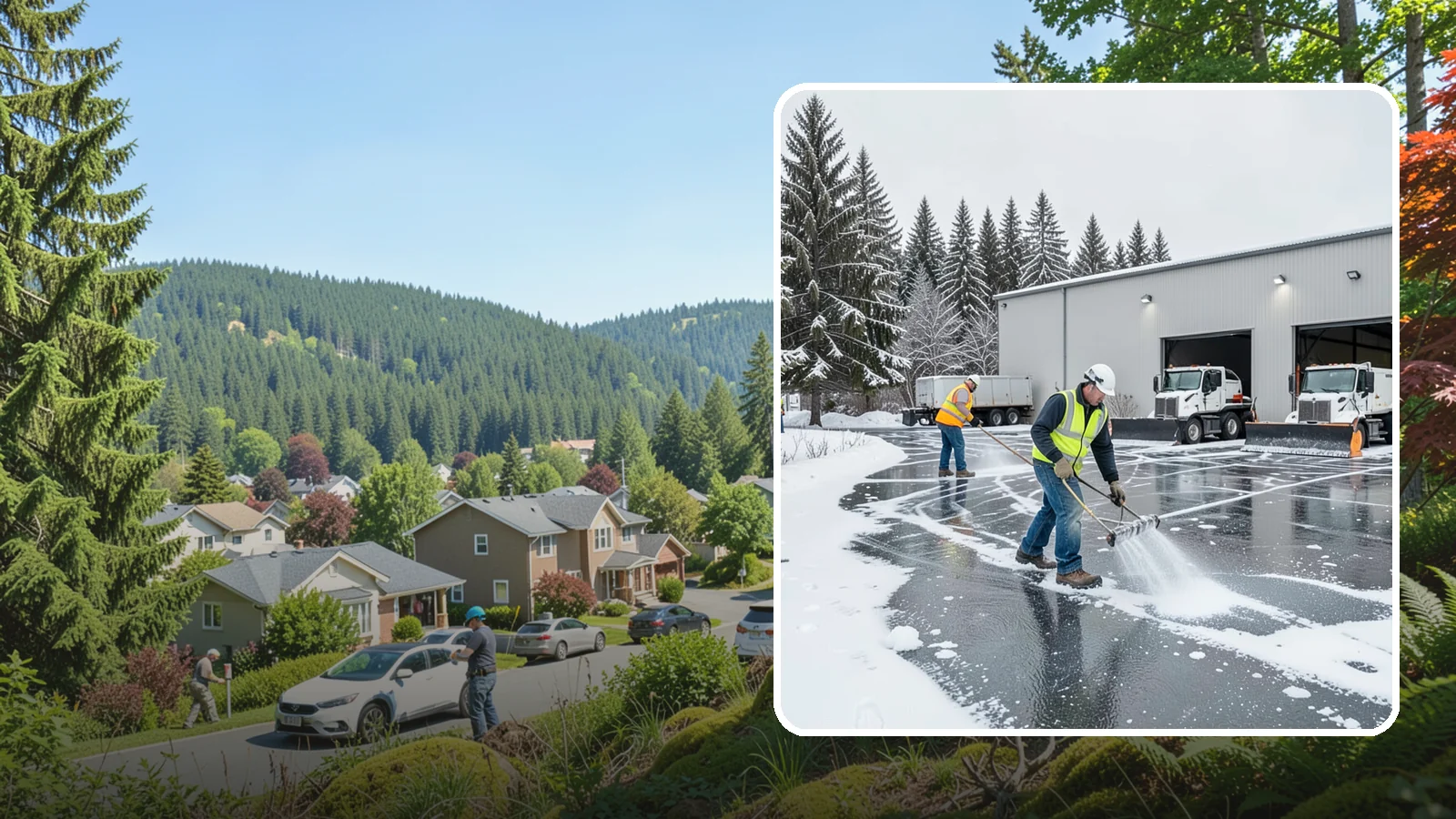 Warehouse Deicing in Index, Snohomish County, WA - Deicing for warehouses and distribution centers, keeping loading docks, trailer courts, and dock stairs clear so freight keeps...