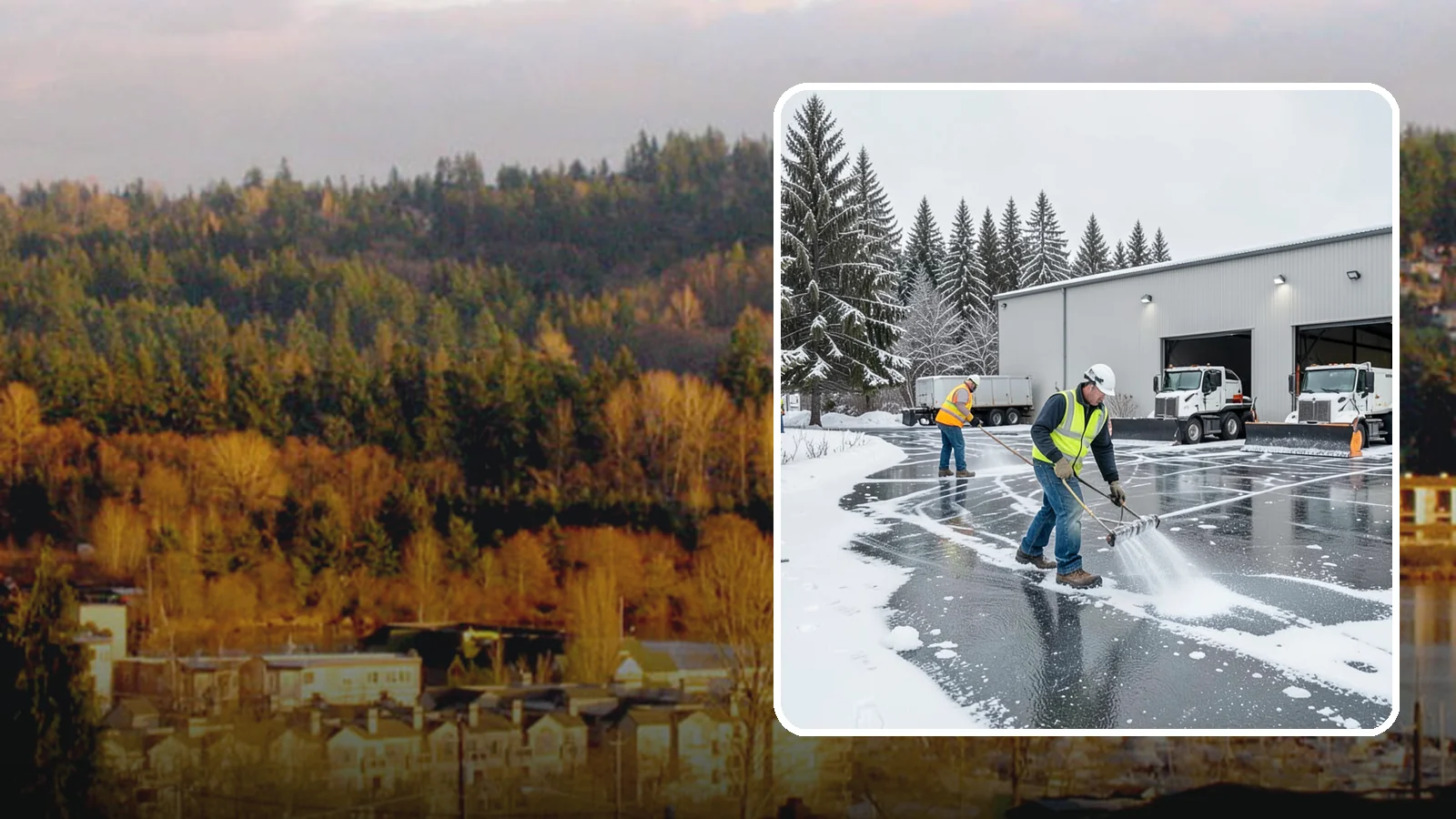 Warehouse Deicing in Kenmore, King County, WA - Deicing for warehouses and distribution centers, keeping loading docks, trailer courts, and dock stairs clear so freight keeps...
