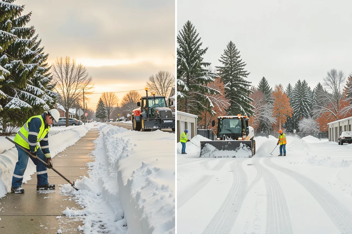 Warehouse Deicing in Kent, King County, WA - Map dock aprons, trailer lanes, stairs, and worker paths