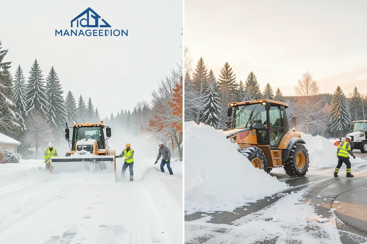 Warehouse Deicing in Kirkland, King County, WA - Map dock aprons, trailer lanes, stairs, and worker paths