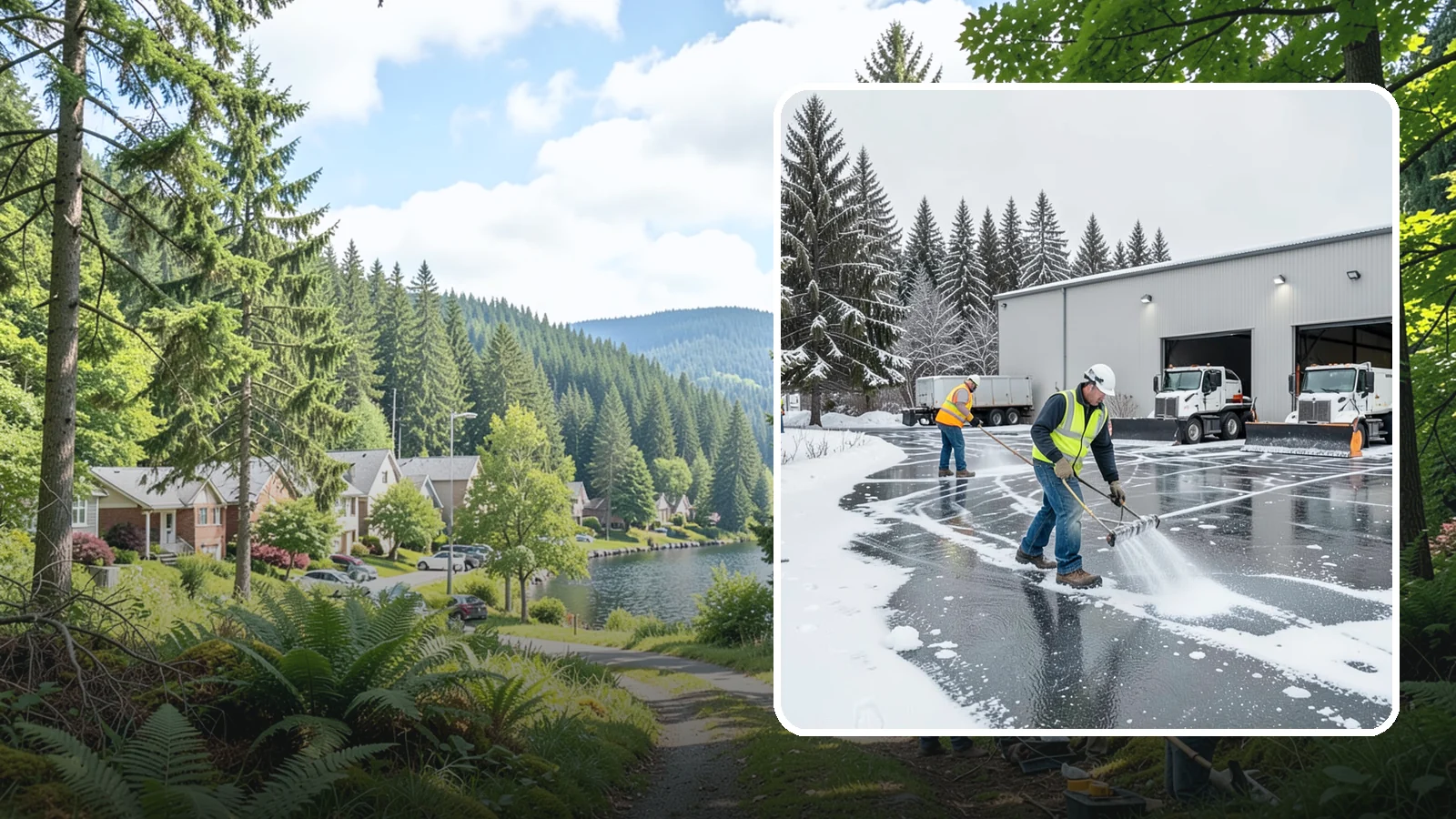 Warehouse Deicing in Lake Forest Park, King County, WA - Deicing for warehouses and distribution centers, keeping loading docks, trailer courts, and dock stairs clear so freight keeps...