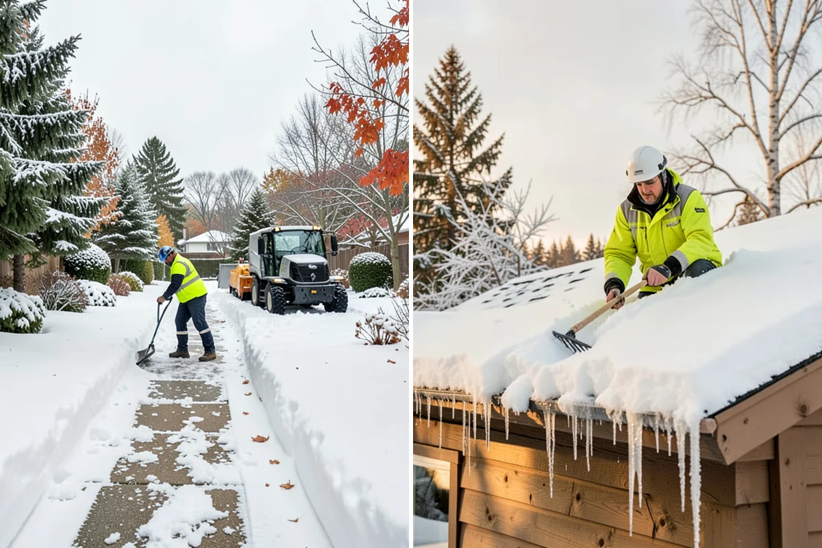 Warehouse Deicing in Lake Forest Park, King County, WA - Map dock aprons, trailer lanes, stairs, and worker paths