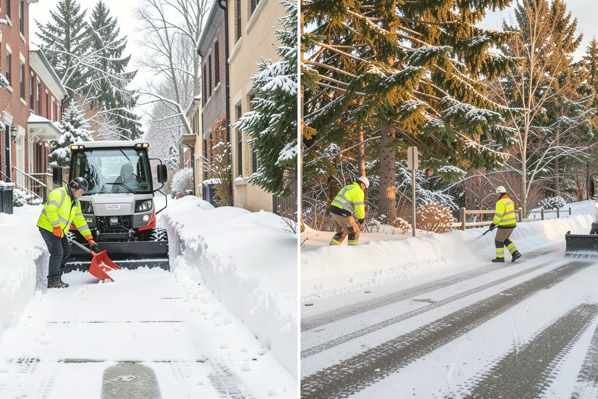 Warehouse Deicing in Lake Stevens, Snohomish County, WA - Map dock aprons, trailer lanes, stairs, and worker paths