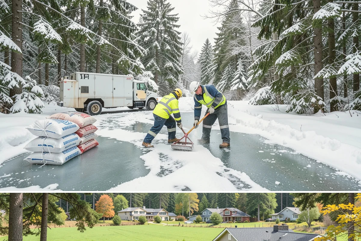 Warehouse Deicing in Lyman, Skagit County, WA - Service is active through the winter shipping season, ramping up during freezing-rain events that threaten dock access and...