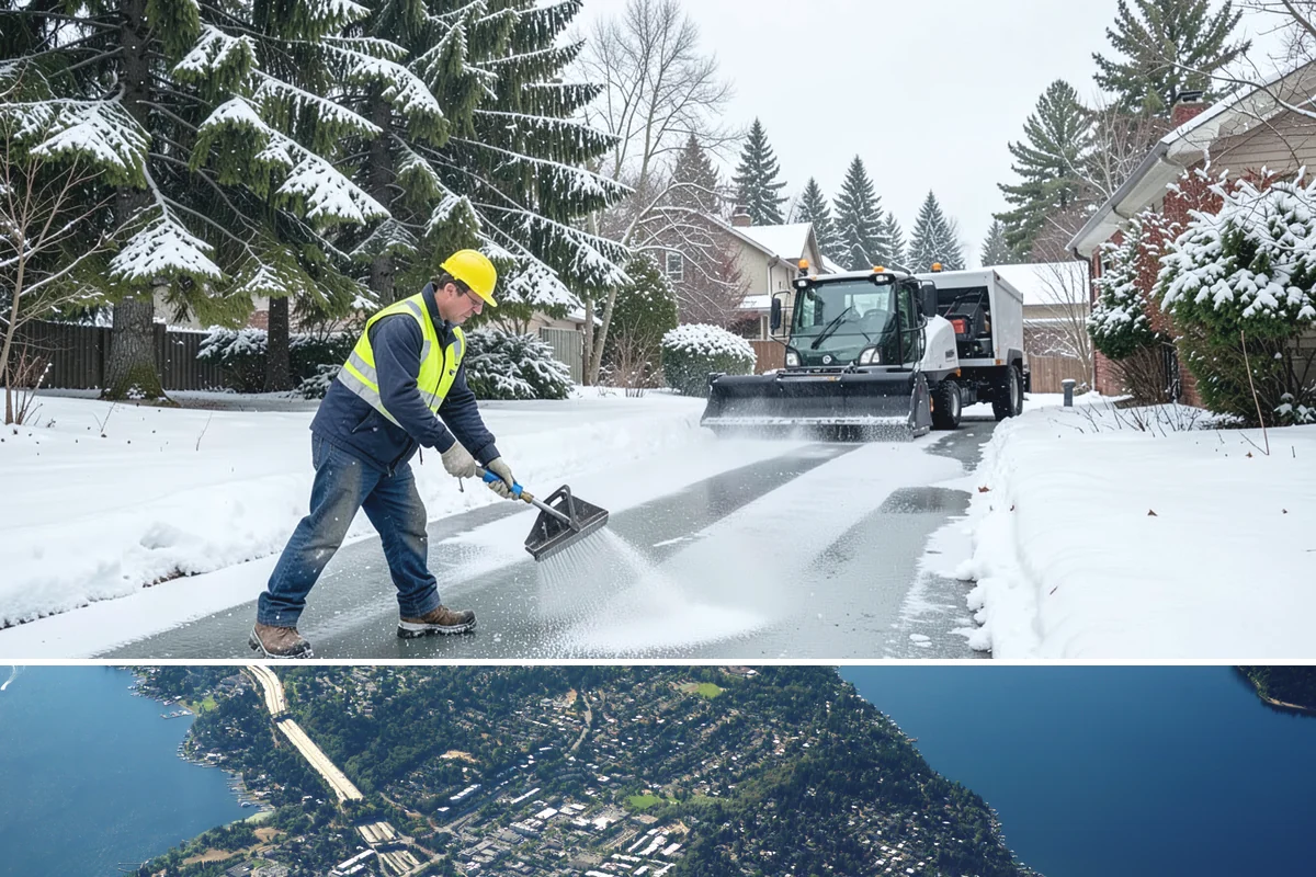 Warehouse Deicing in Mercer Island, King County, WA - Service is active through the winter shipping season, ramping up during freezing-rain events that threaten dock access and...