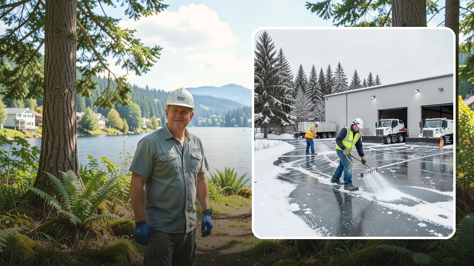 Warehouse Deicing in Milton, King County, WA - Deicing for warehouses and distribution centers, keeping loading docks, trailer courts, and dock stairs clear so freight keeps...