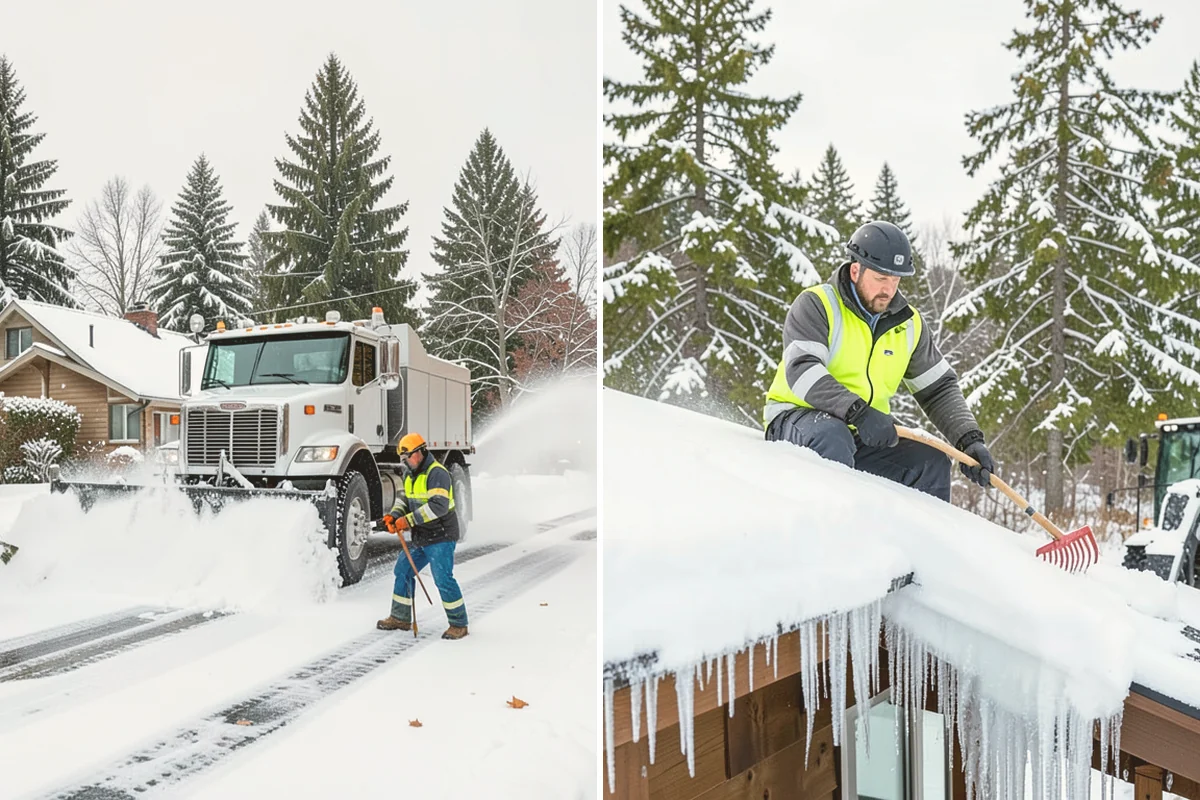 Warehouse Deicing in Mount Vernon, Skagit County, WA - Map dock aprons, trailer lanes, stairs, and worker paths