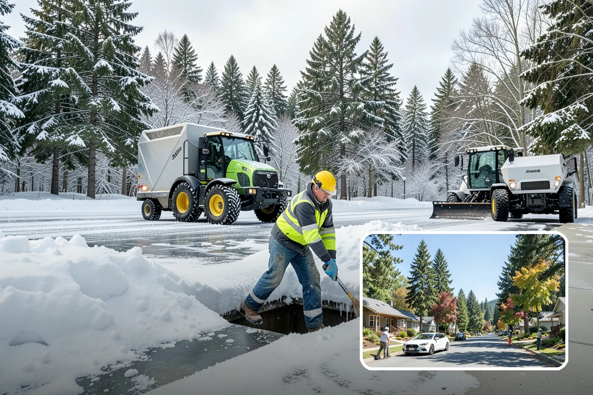 Warehouse Deicing in Orting, Pierce County, WA - Keeps loading docks and trailer courts operational in a freeze