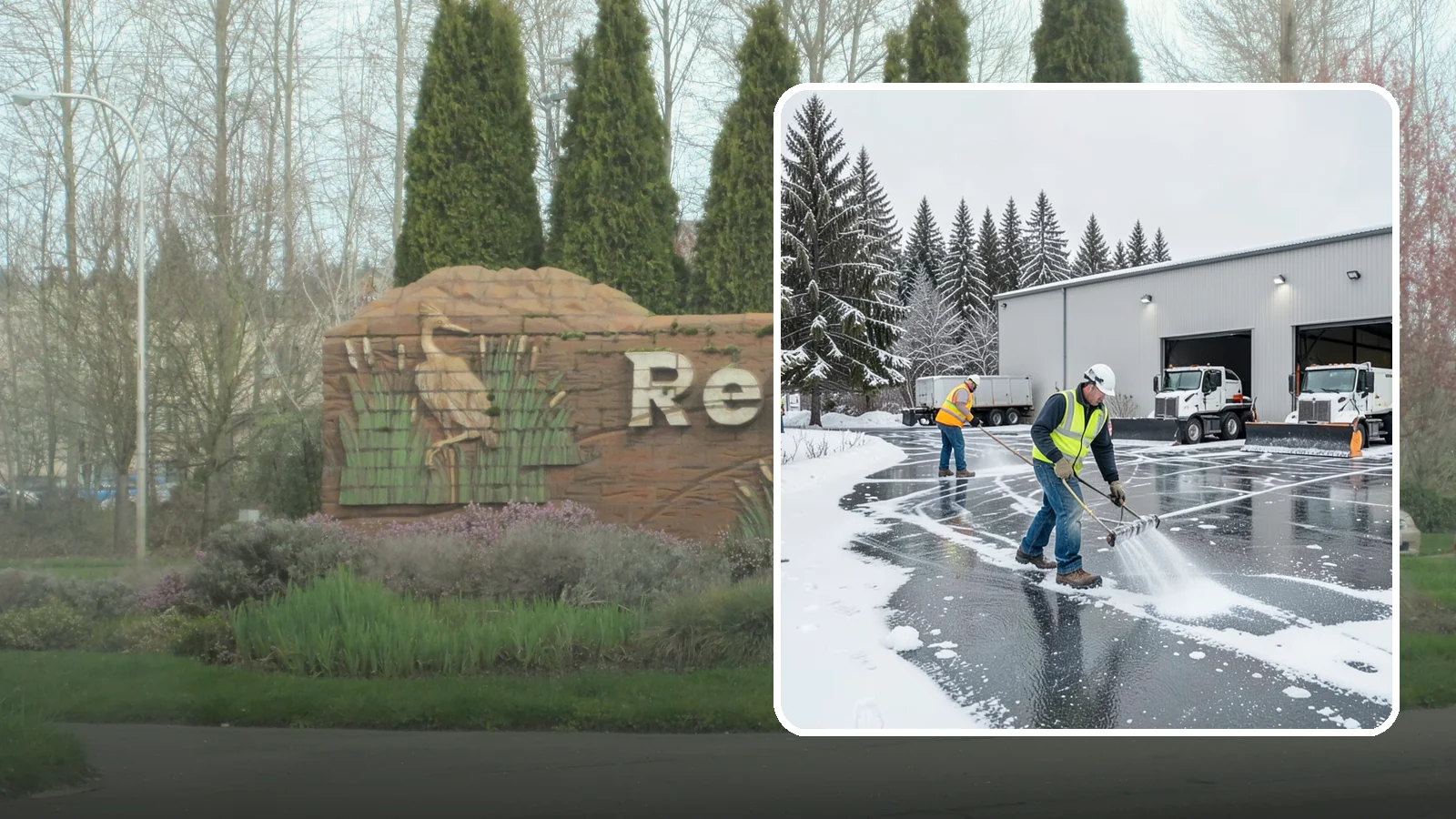 Warehouse Deicing in Renton, King County, WA - Deicing for warehouses and distribution centers, keeping loading docks, trailer courts, and dock stairs clear so freight keeps...