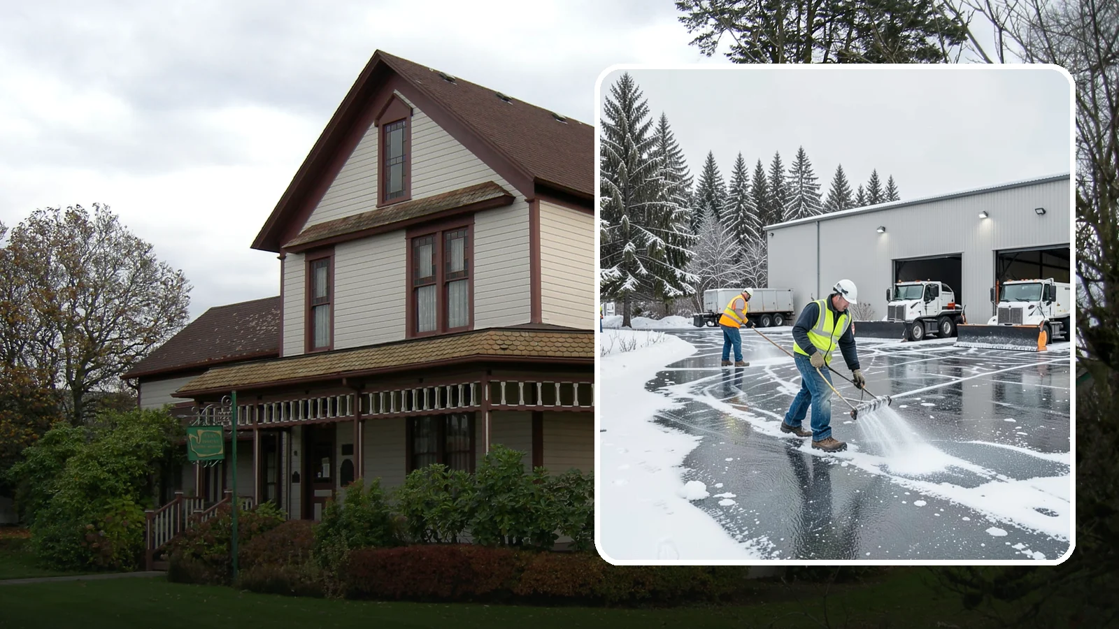 Warehouse Deicing in Sumner, Pierce County, WA - Deicing for warehouses and distribution centers, keeping loading docks, trailer courts, and dock stairs clear so freight keeps...