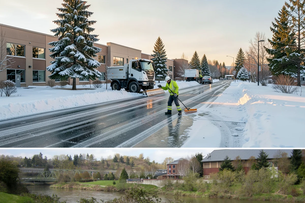 Warehouse Deicing in Tukwila, King County, WA - Service is active through the winter shipping season, ramping up during freezing-rain events that threaten dock access and...