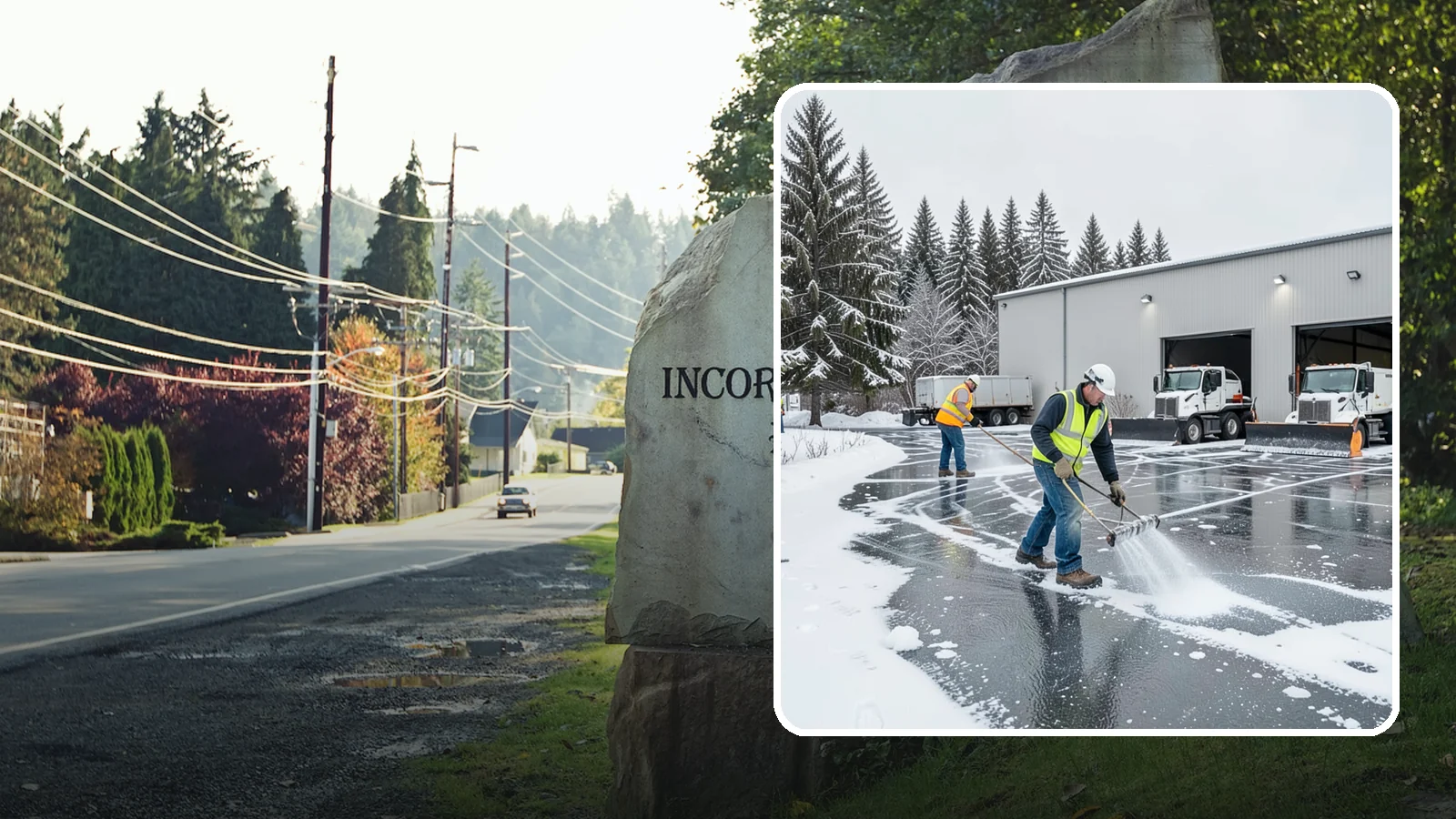 Warehouse Deicing in Wilkeson, Pierce County, WA - Deicing for warehouses and distribution centers, keeping loading docks, trailer courts, and dock stairs clear so freight keeps...