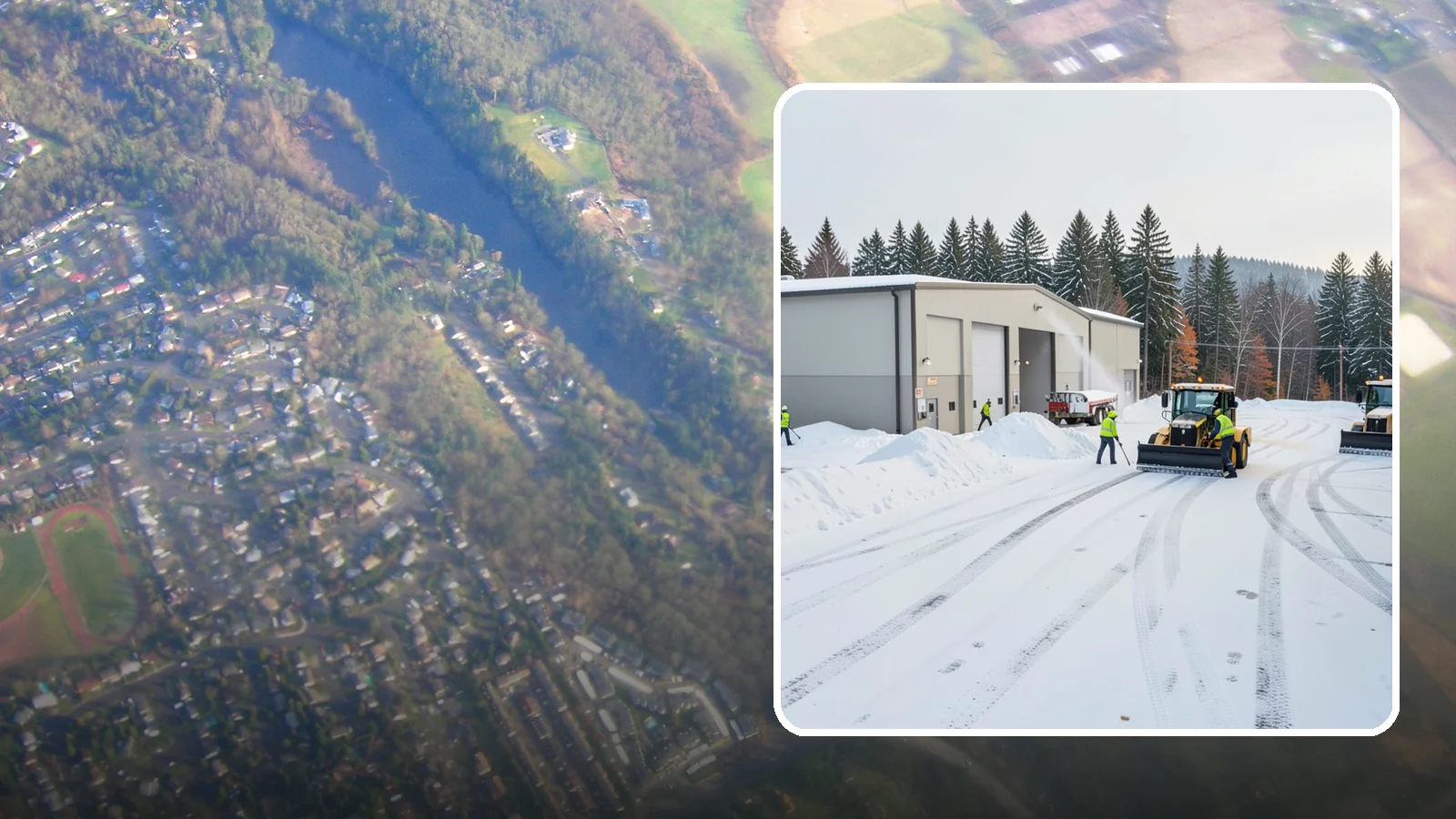 Warehouse Parking Lot Snow Removal in Algona, King County, WA - We clear warehouse lots, dock aprons, and truck lanes so Western Washington freight keeps flowing in winter.