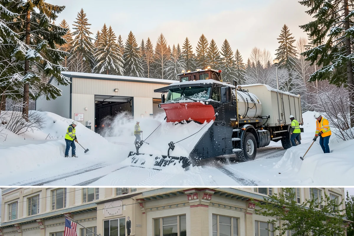Warehouse Parking Lot Snow Removal in Anacortes, Skagit County, WA - Warehouse lots across Western Washington face peak snow disruption from December through February, when cold nights threaten...