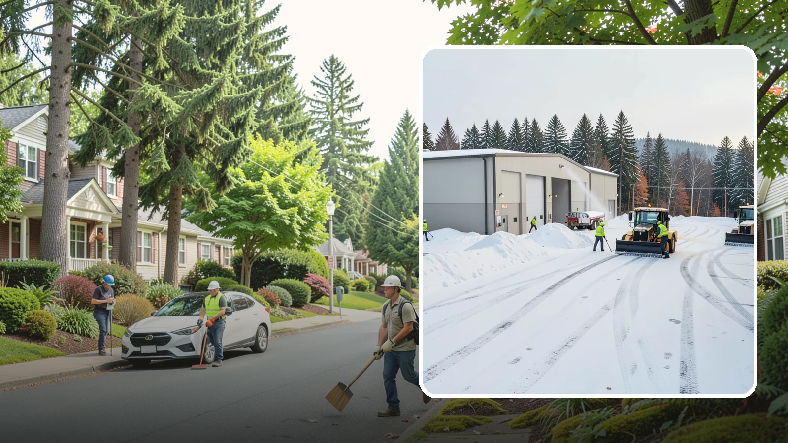 Warehouse Parking Lot Snow Removal in Beaux Arts Village, King County, WA - We clear warehouse lots, dock aprons, and truck lanes so Western Washington freight keeps flowing in winter.