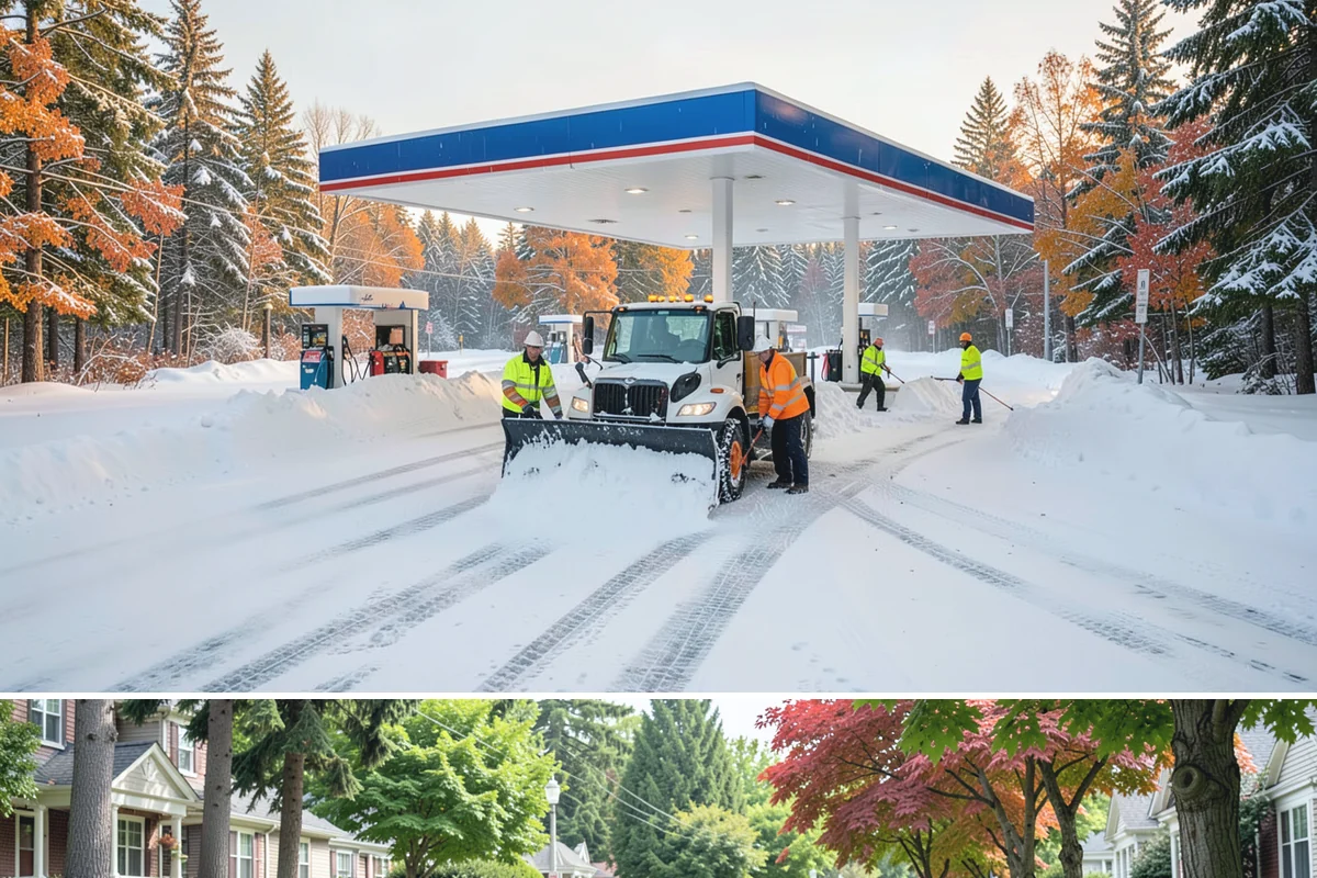 Warehouse Parking Lot Snow Removal in Beaux Arts Village, King County, WA - Warehouse lots across Western Washington face peak snow disruption from December through February, when cold nights threaten...