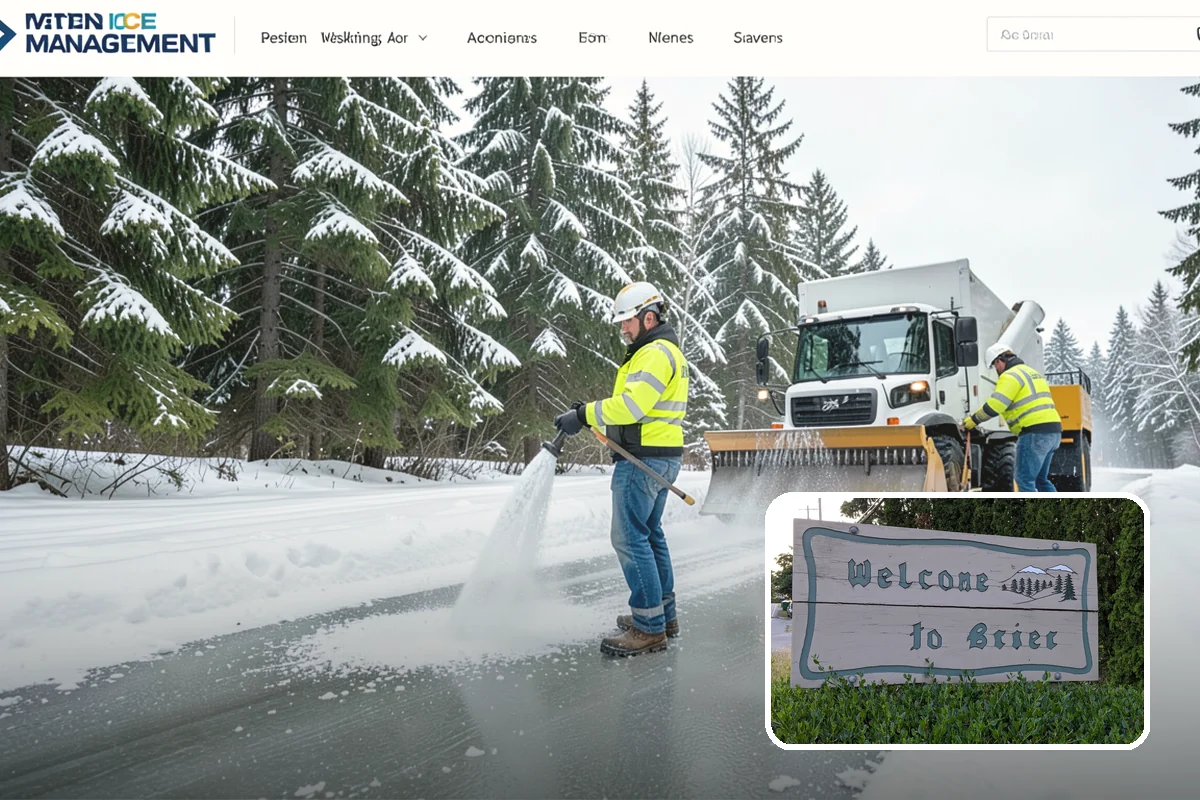 Warehouse Parking Lot Snow Removal in Brier, Snohomish County, WA - Dock aprons and truck lanes stay open to protect freight throughput