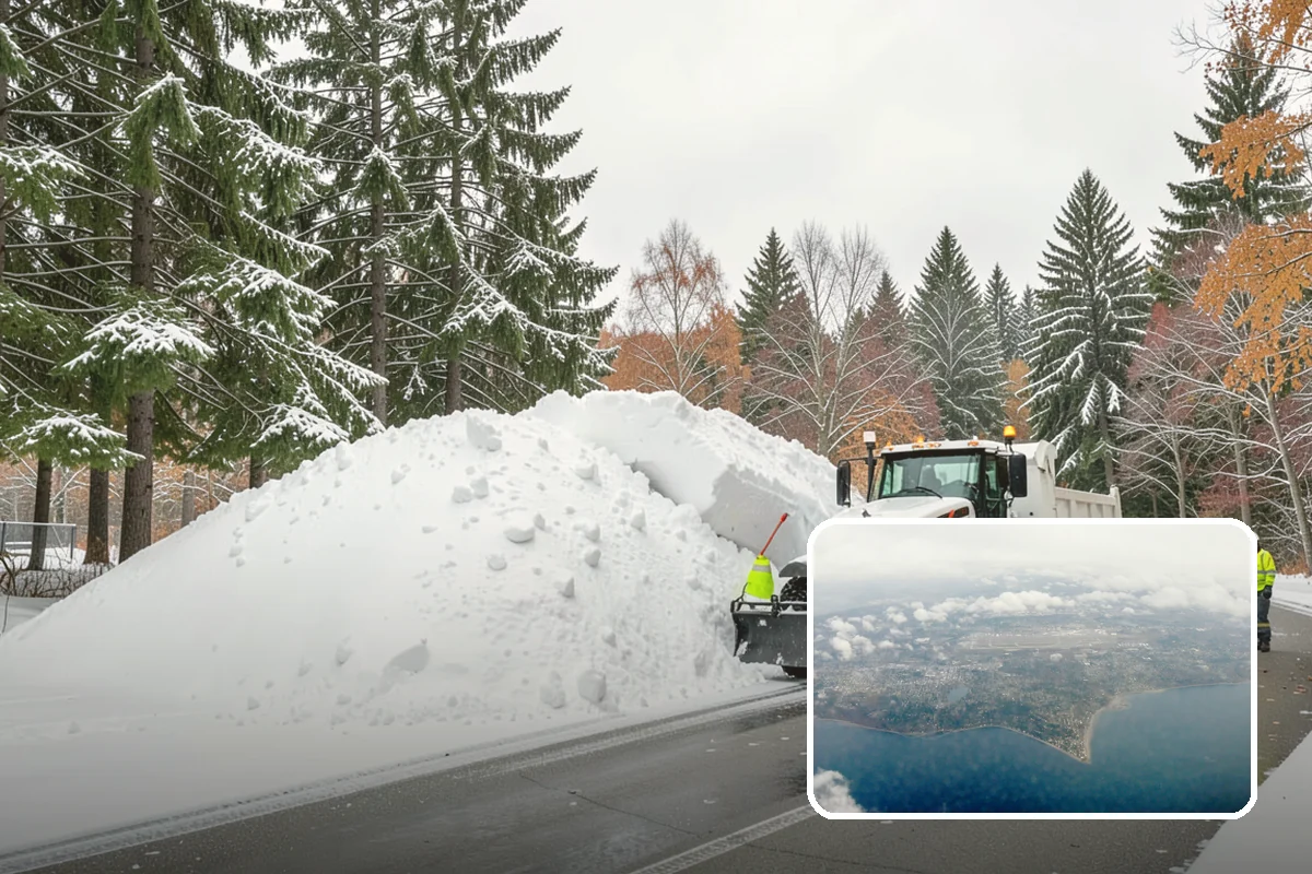 Warehouse Parking Lot Snow Removal in Burien, King County, WA - Dock aprons and truck lanes stay open to protect freight throughput
