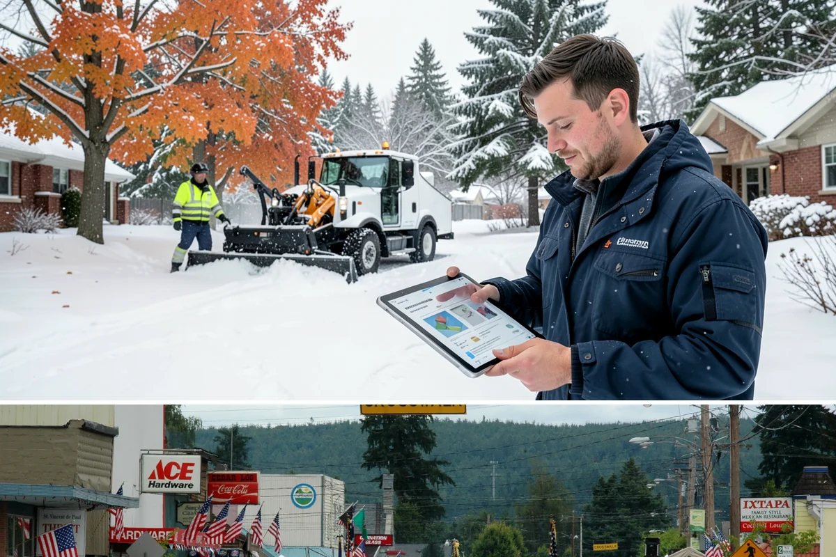Warehouse Parking Lot Snow Removal in Carnation, King County, WA - Warehouse lots across Western Washington face peak snow disruption from December through February, when cold nights threaten...