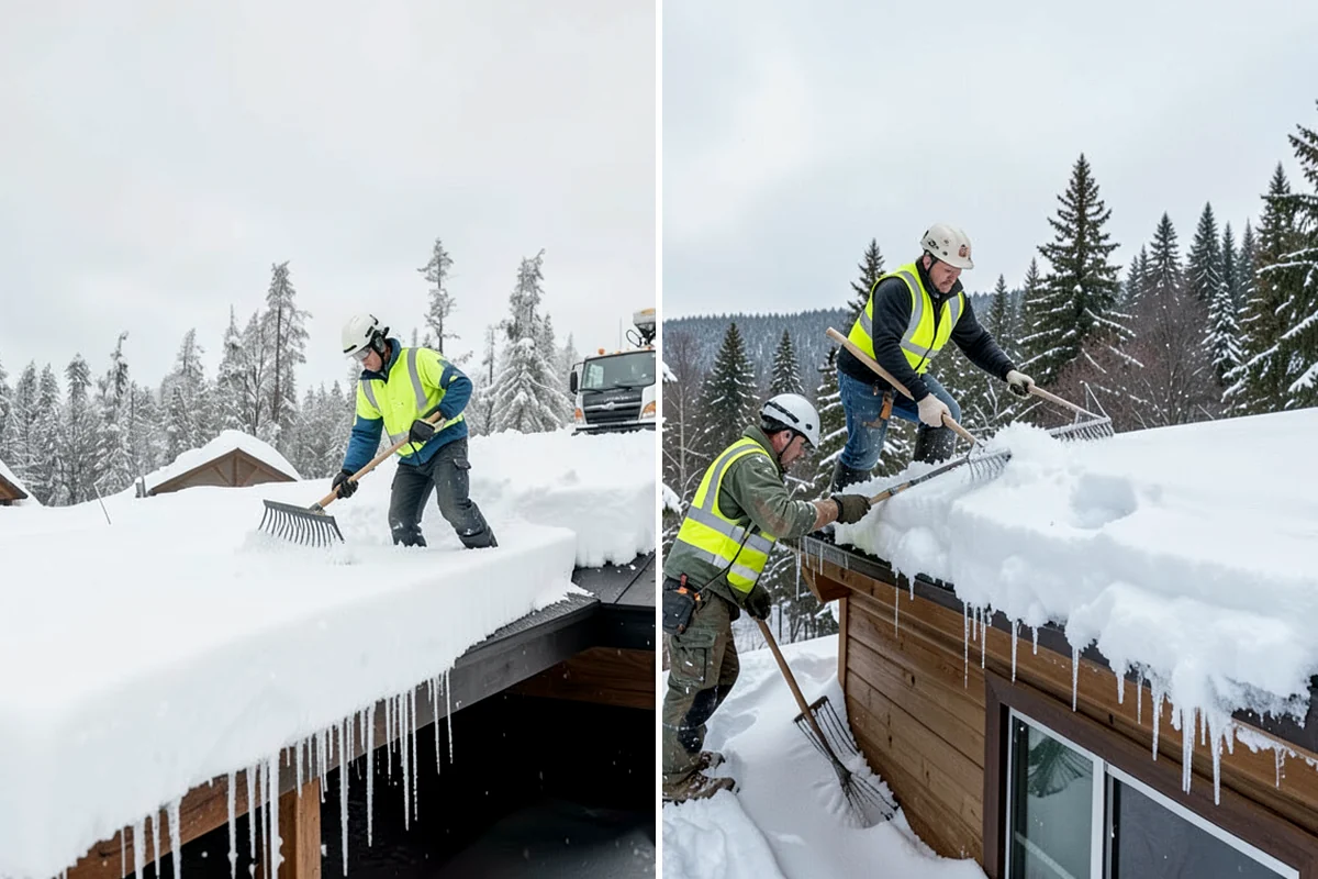 Warehouse Parking Lot Snow Removal in Enumclaw, King County, WA - Map trailer staging, dock aprons, and driver parking with the site