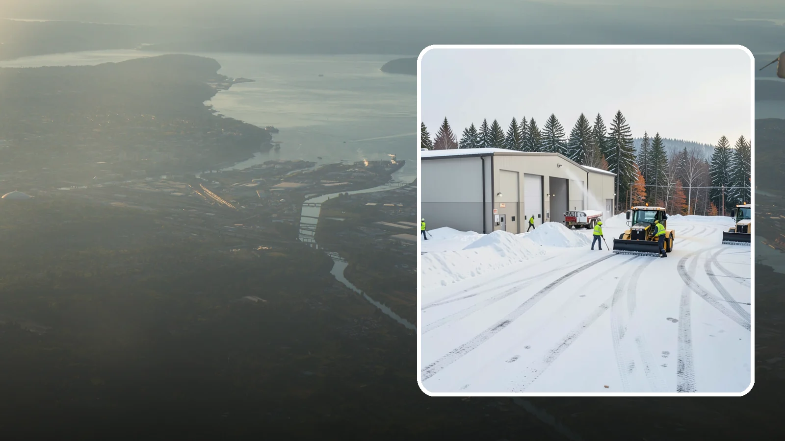 Warehouse Parking Lot Snow Removal in Fife, Pierce County, WA - We clear warehouse lots, dock aprons, and truck lanes so Western Washington freight keeps flowing in winter.
