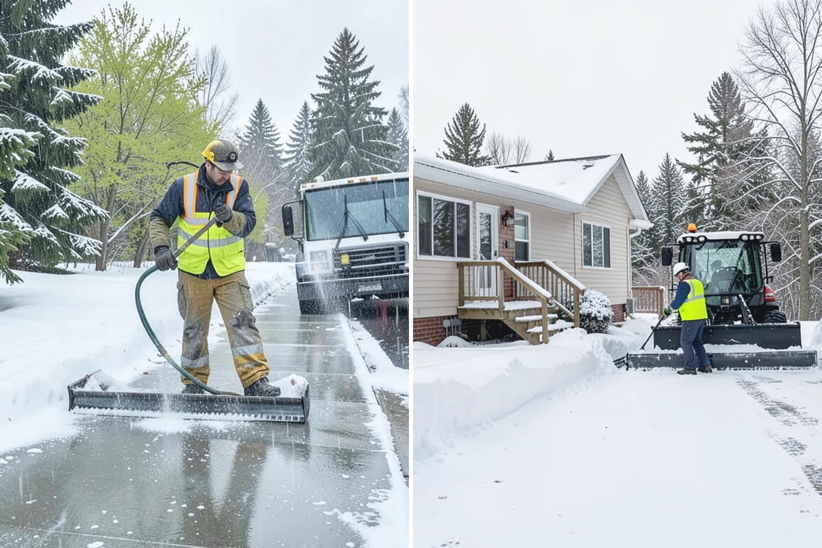 Warehouse Parking Lot Snow Removal in Gold Bar, Snohomish County, WA - Map trailer staging, dock aprons, and driver parking with the site
