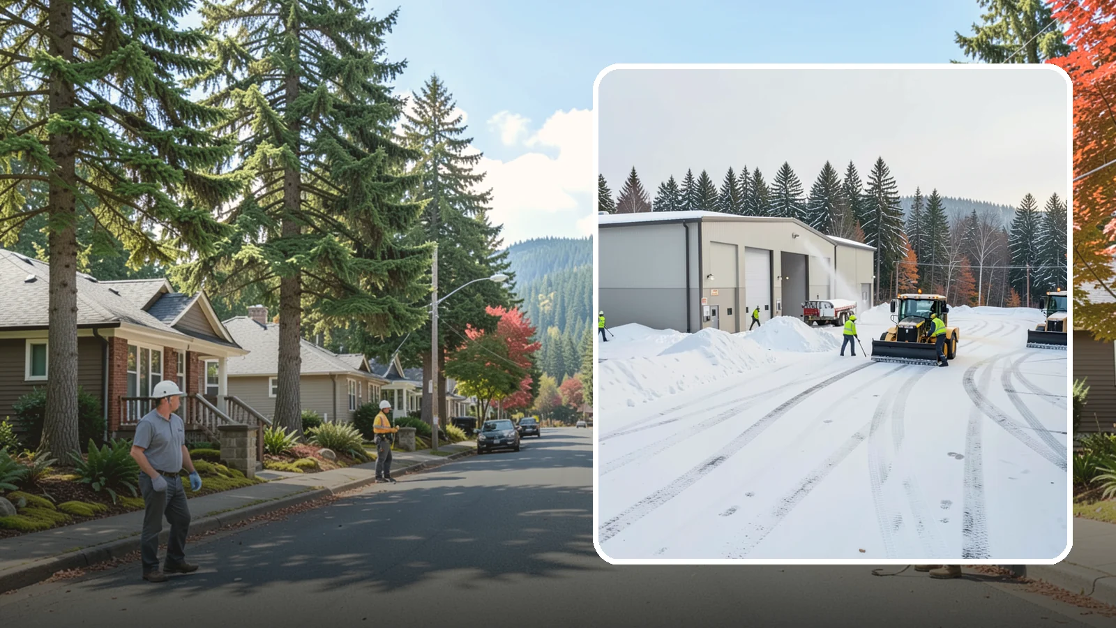 Warehouse Parking Lot Snow Removal in Hunts Point, King County, WA - We clear warehouse lots, dock aprons, and truck lanes so Western Washington freight keeps flowing in winter.