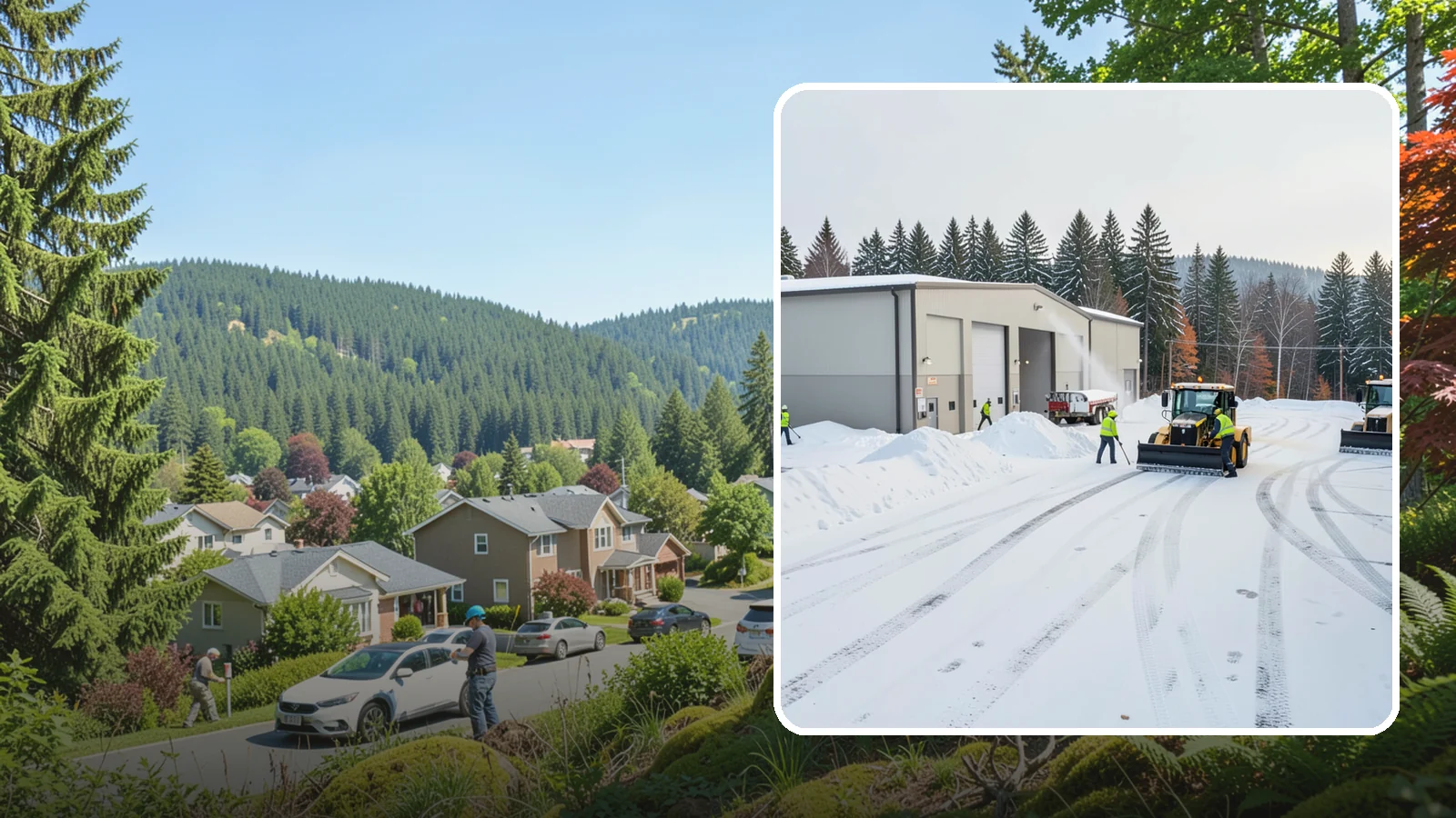 Warehouse Parking Lot Snow Removal in Index, Snohomish County, WA - We clear warehouse lots, dock aprons, and truck lanes so Western Washington freight keeps flowing in winter.