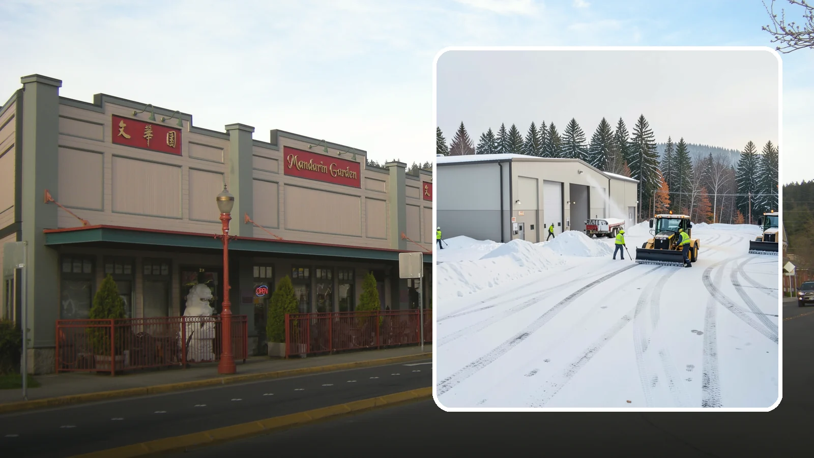 Warehouse Parking Lot Snow Removal in Issaquah, King County, WA - We clear warehouse lots, dock aprons, and truck lanes so Western Washington freight keeps flowing in winter.
