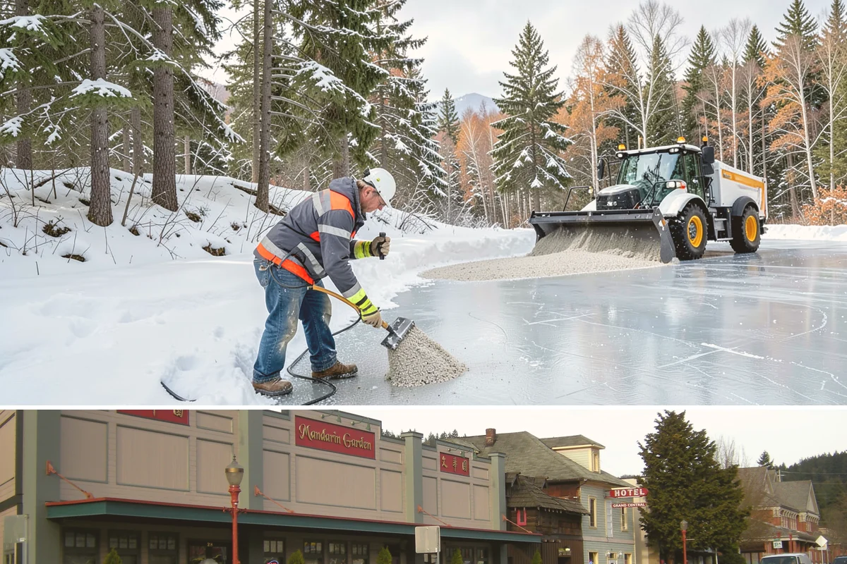 Warehouse Parking Lot Snow Removal in Issaquah, King County, WA - Warehouse lots across Western Washington face peak snow disruption from December through February, when cold nights threaten...