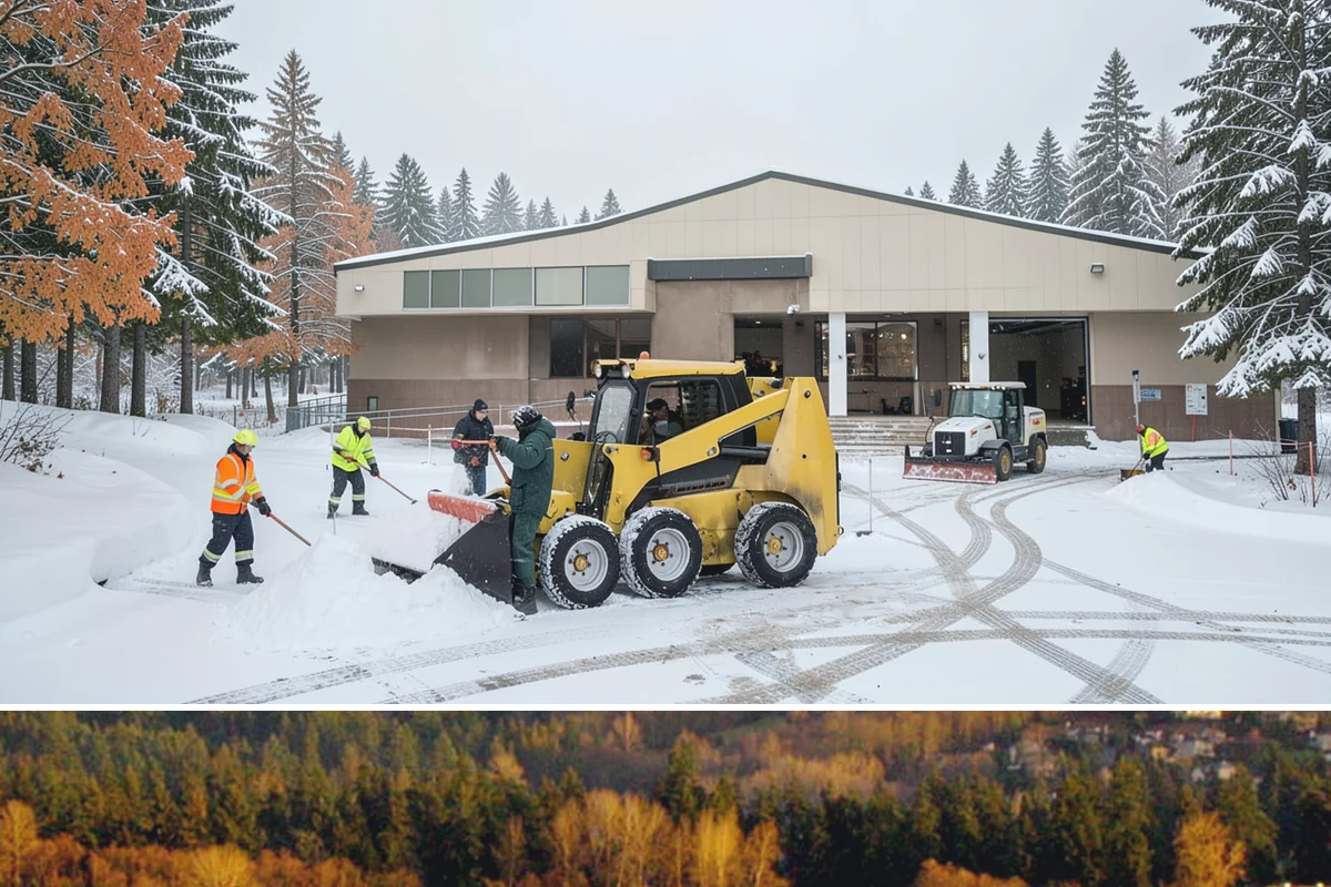 Warehouse Parking Lot Snow Removal in Kenmore, King County, WA - Warehouse lots across Western Washington face peak snow disruption from December through February, when cold nights threaten...