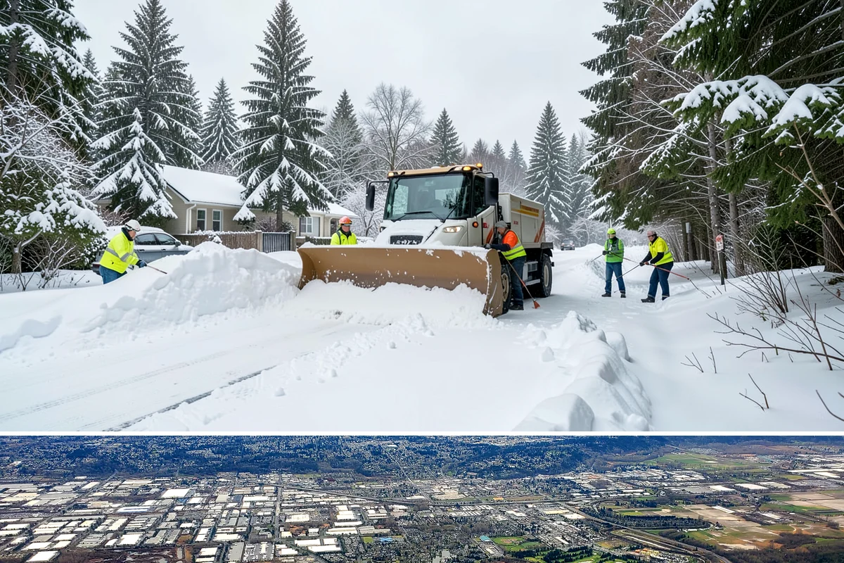 Warehouse Parking Lot Snow Removal in Kent, King County, WA - Warehouse lots across Western Washington face peak snow disruption from December through February, when cold nights threaten...
