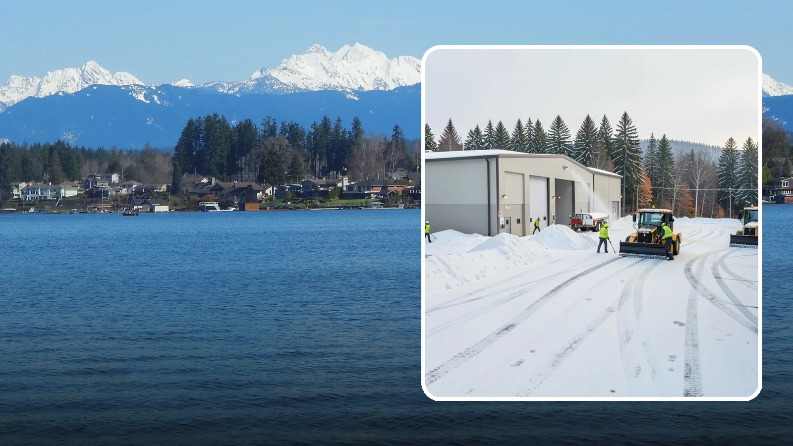 Warehouse Parking Lot Snow Removal in Lake Stevens, Snohomish County, WA - We clear warehouse lots, dock aprons, and truck lanes so Western Washington freight keeps flowing in winter.