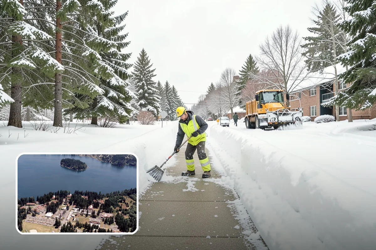 Warehouse Parking Lot Snow Removal in Lakewood, Pierce County, WA - Dock aprons and truck lanes stay open to protect freight throughput